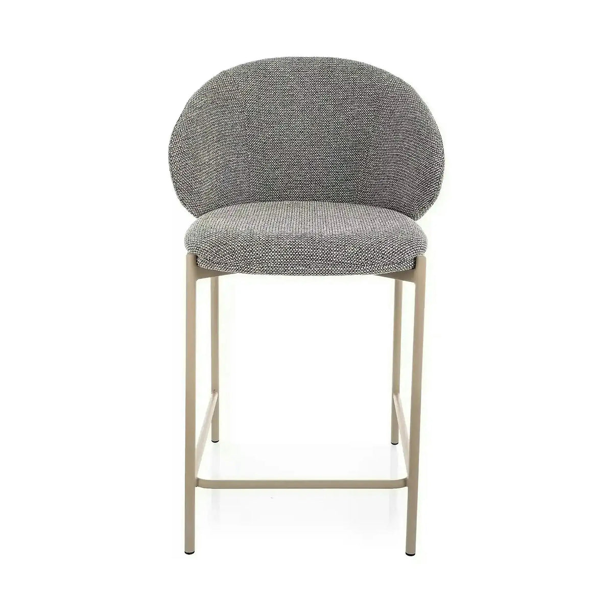 Scaun bar KIOTO H-2, gri/cașmir, stofă/metal, 54x44x90 cm