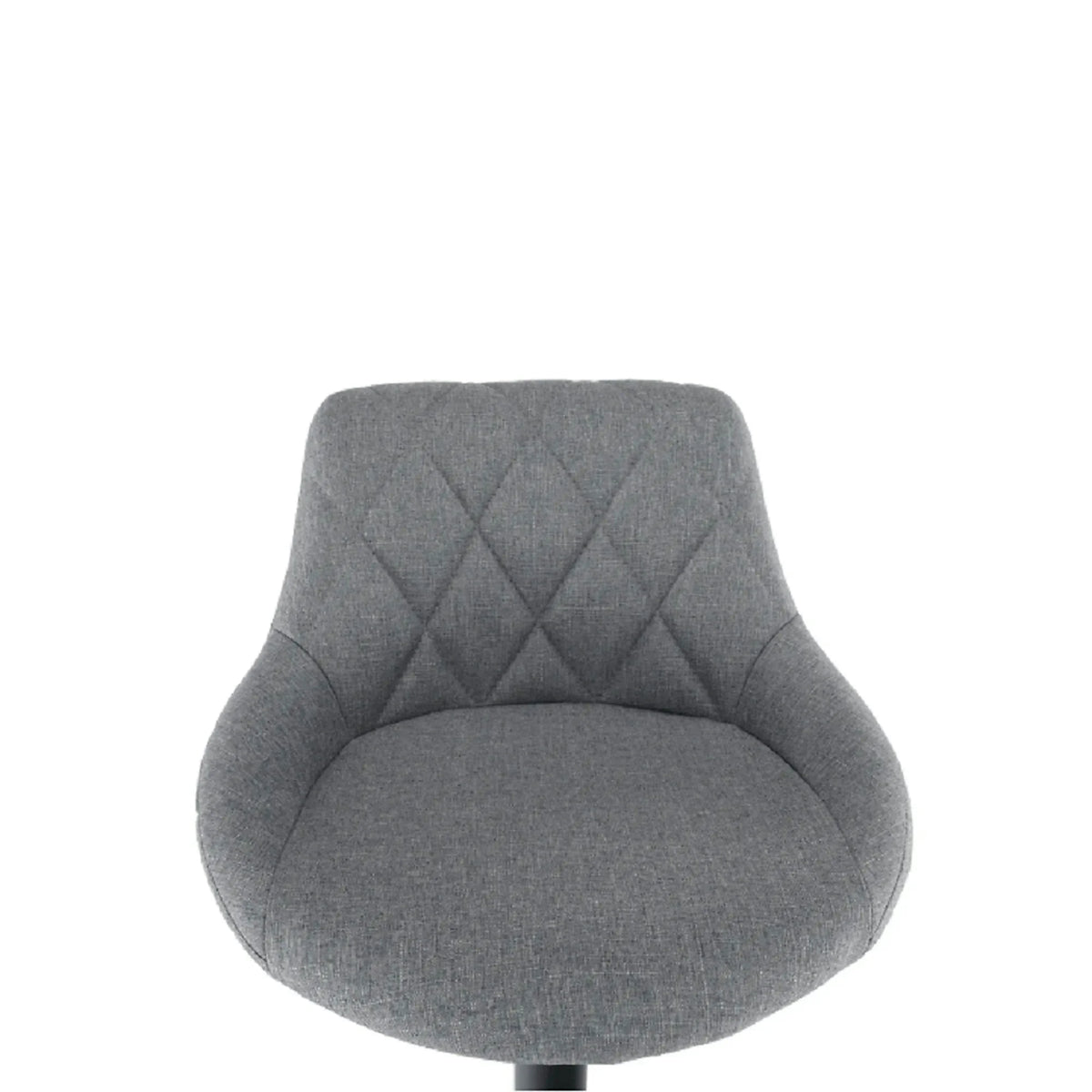Scaun bar TERKAN, gri/negru, stofa clasica/otel, 48x51x84/105 cm