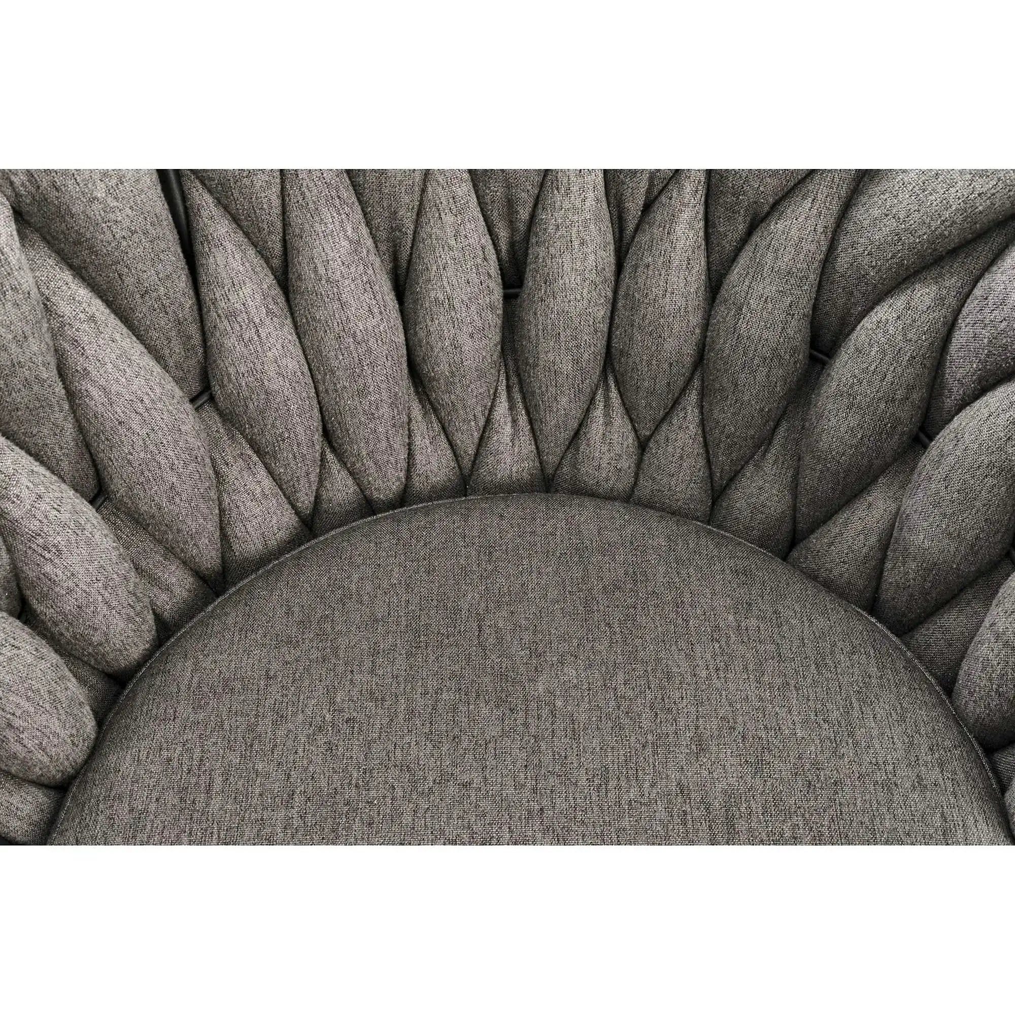 Scaun bar textil H125, gri - Nea 15, stofa clasica/otel, 53x54x90/105 cm