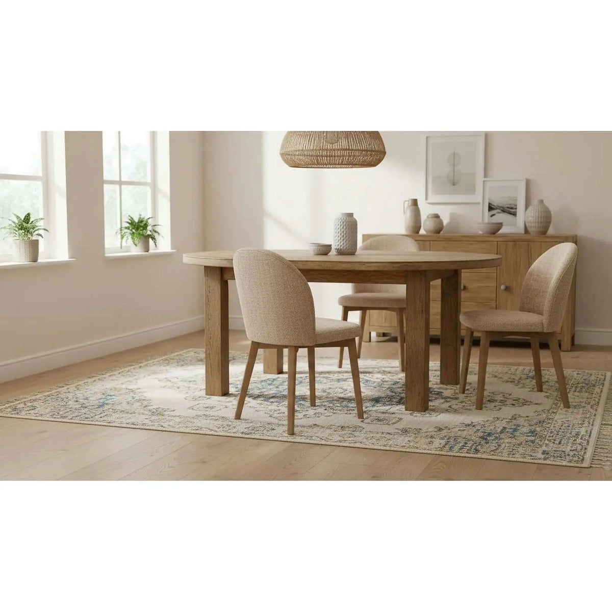 Scaun BASSO, bej - Cremona 14/nuc, stofa catifelata/lemn, 48x56x86 cm