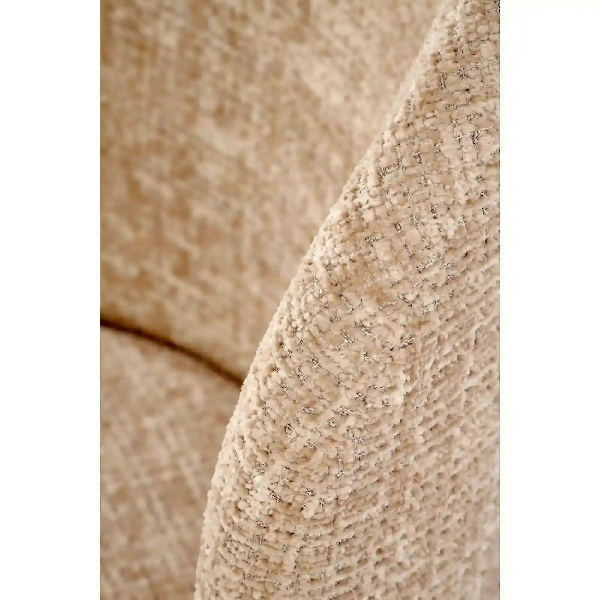 Scaun BASSO, bej - Cremona 14/nuc, stofa catifelata/lemn, 48x56x86 cm