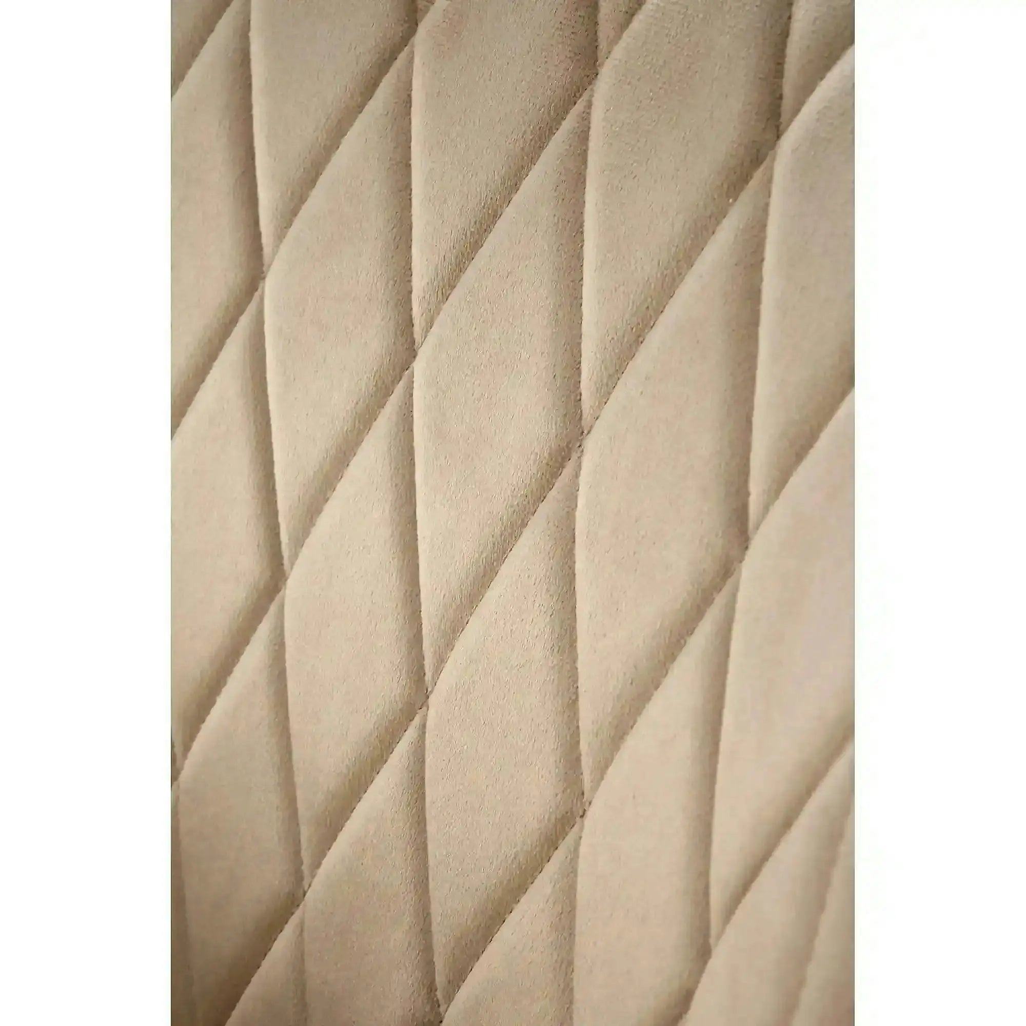 Scaun bej tapitat K558, bej/negru, stofa catifelata/metal, 59x60x86 cm