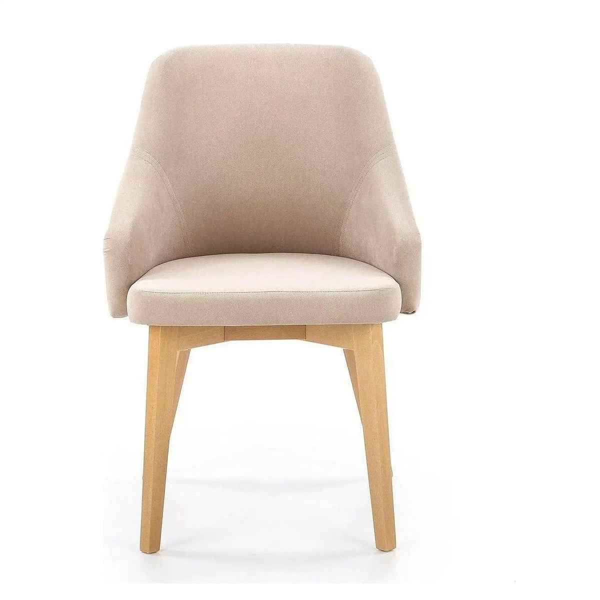 Scaun bej tapitat TOLEDO 2, 57x56x86 cm