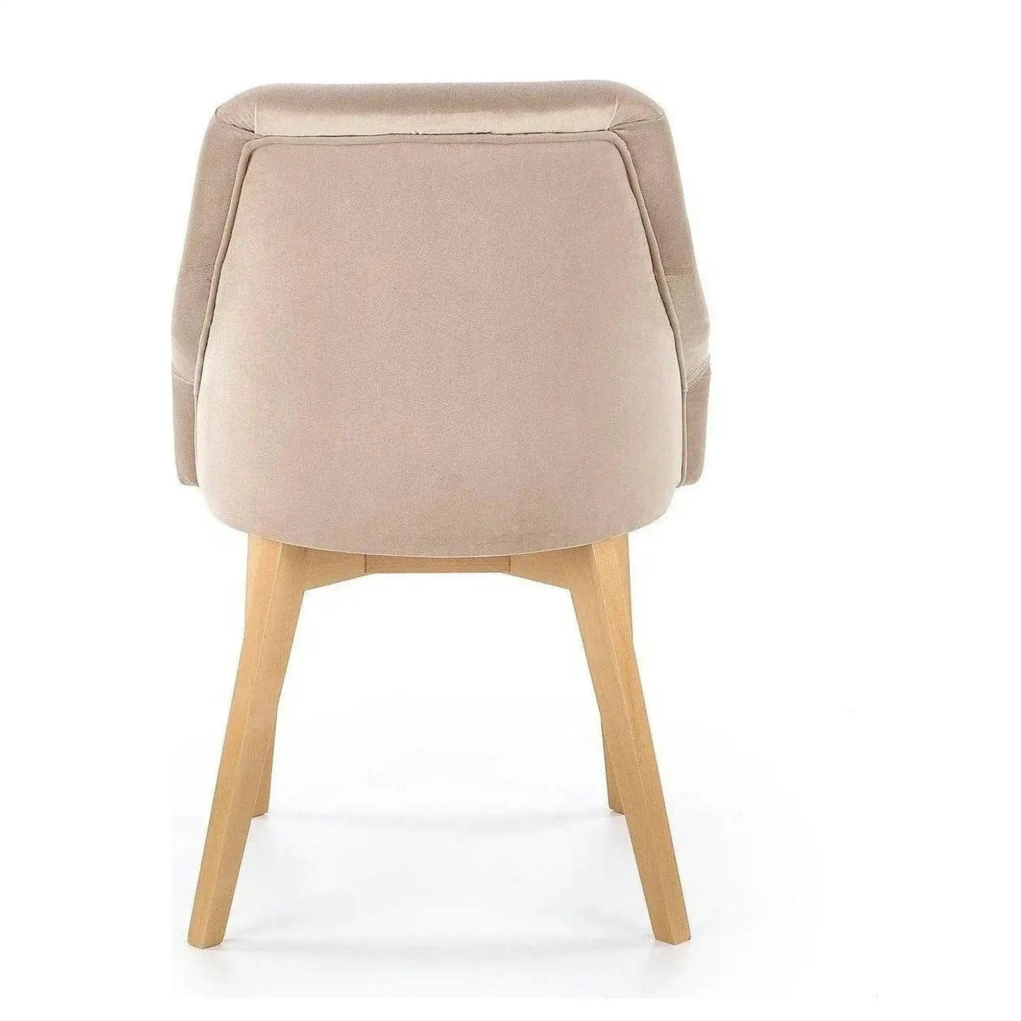 Scaun bej tapitat TOLEDO 2, 57x56x86 cm