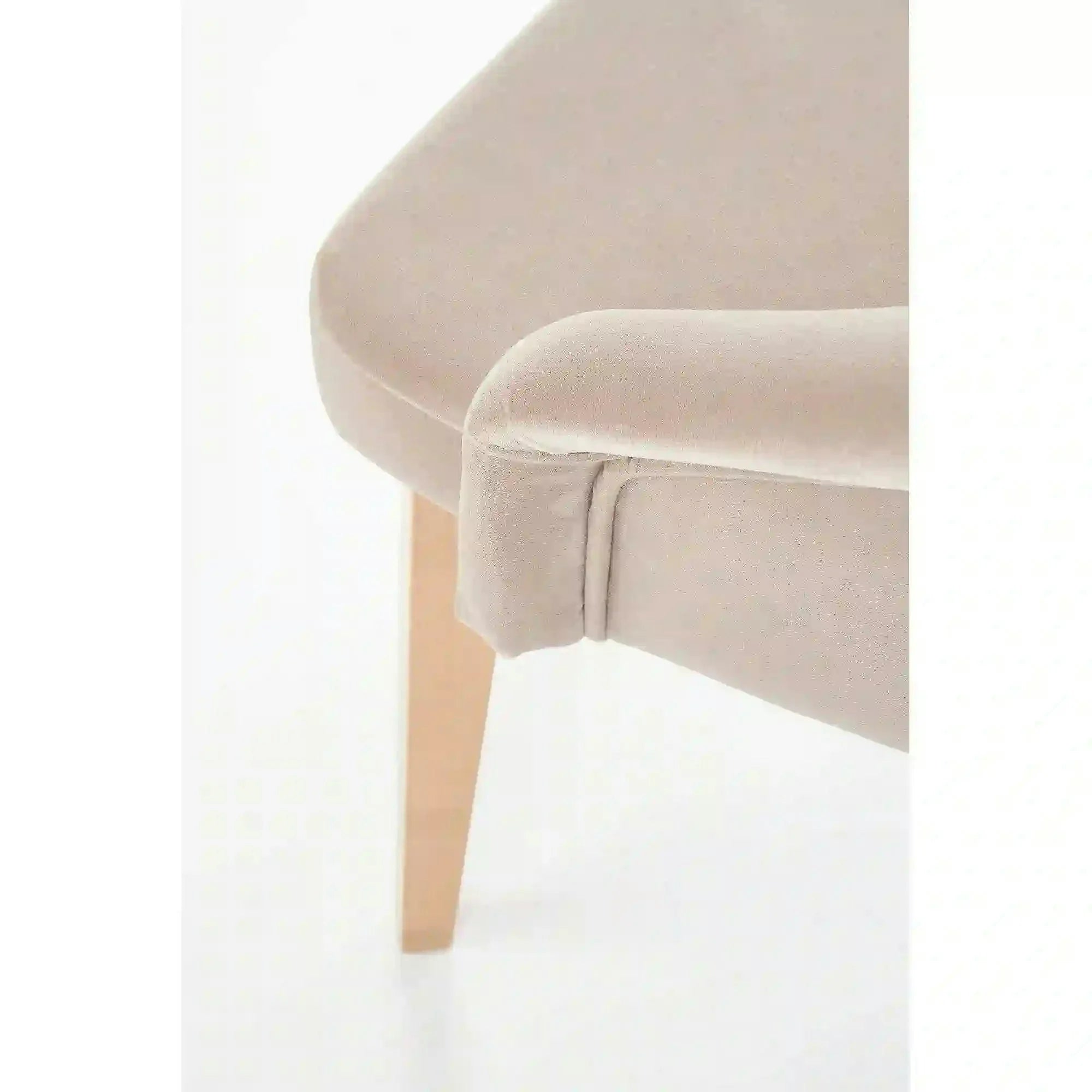 Scaun bej tapitat TOLEDO 2, 57x56x86 cm