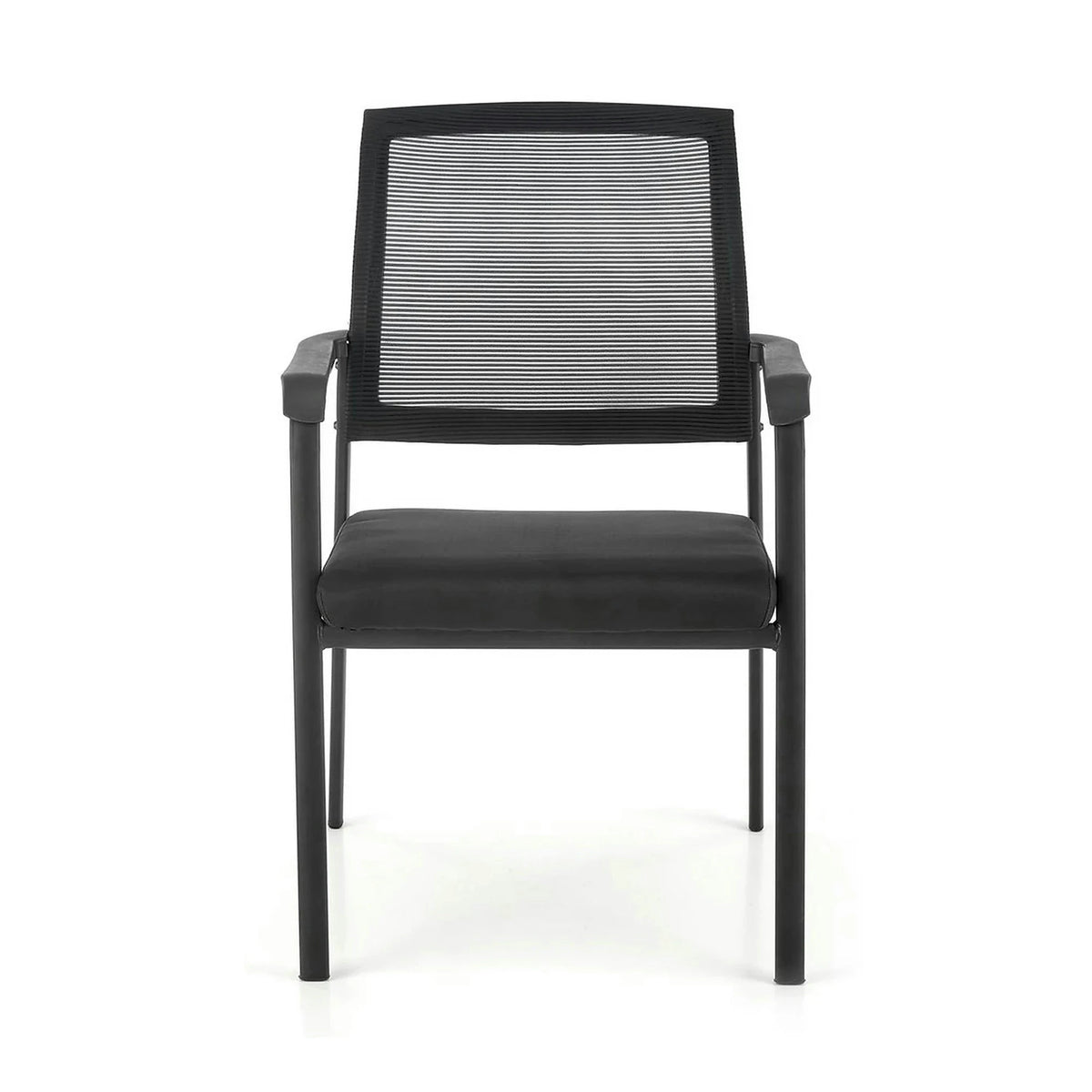 Scaun BERGEN, negru, stofa clasica/metal, 58x60x90 cm