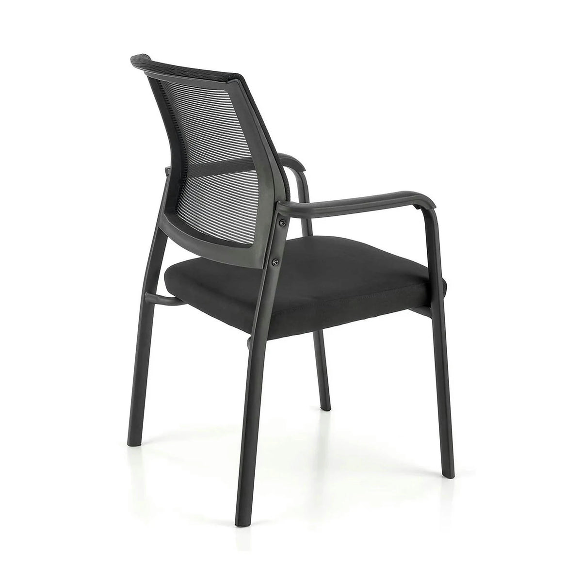 Scaun BERGEN, negru, stofa clasica/metal, 58x60x90 cm
