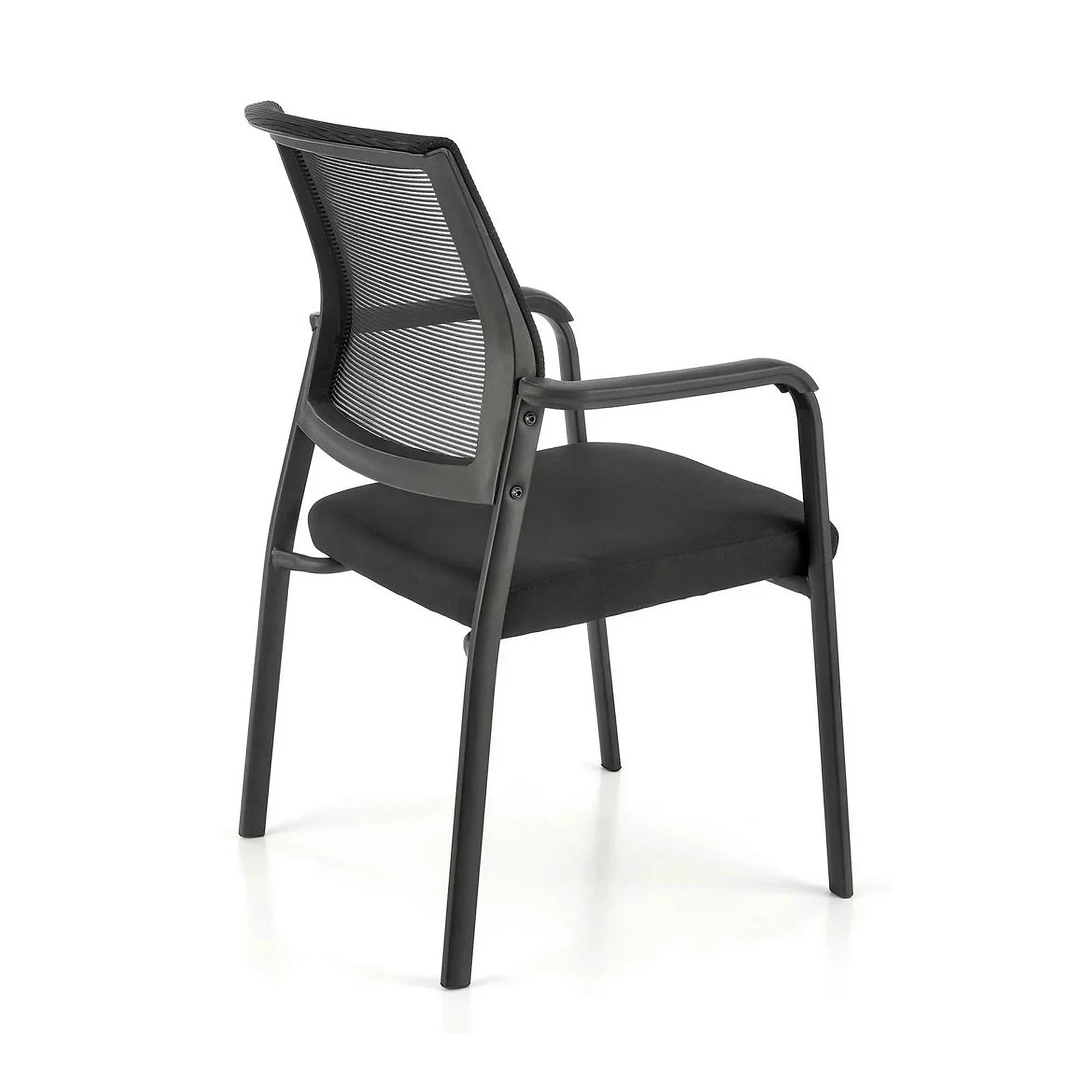 Scaun BERGEN, negru, stofa clasica/metal, 58x60x90 cm