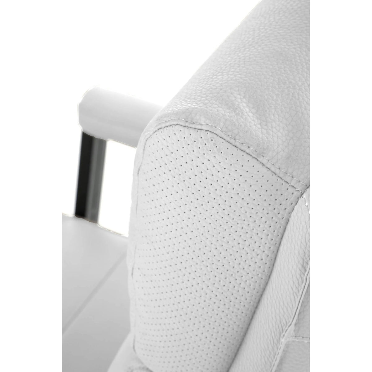 Scaun birou ADRIANO 2, gri deschis/negru, piele ecologica, 65x70x104/110 cm
