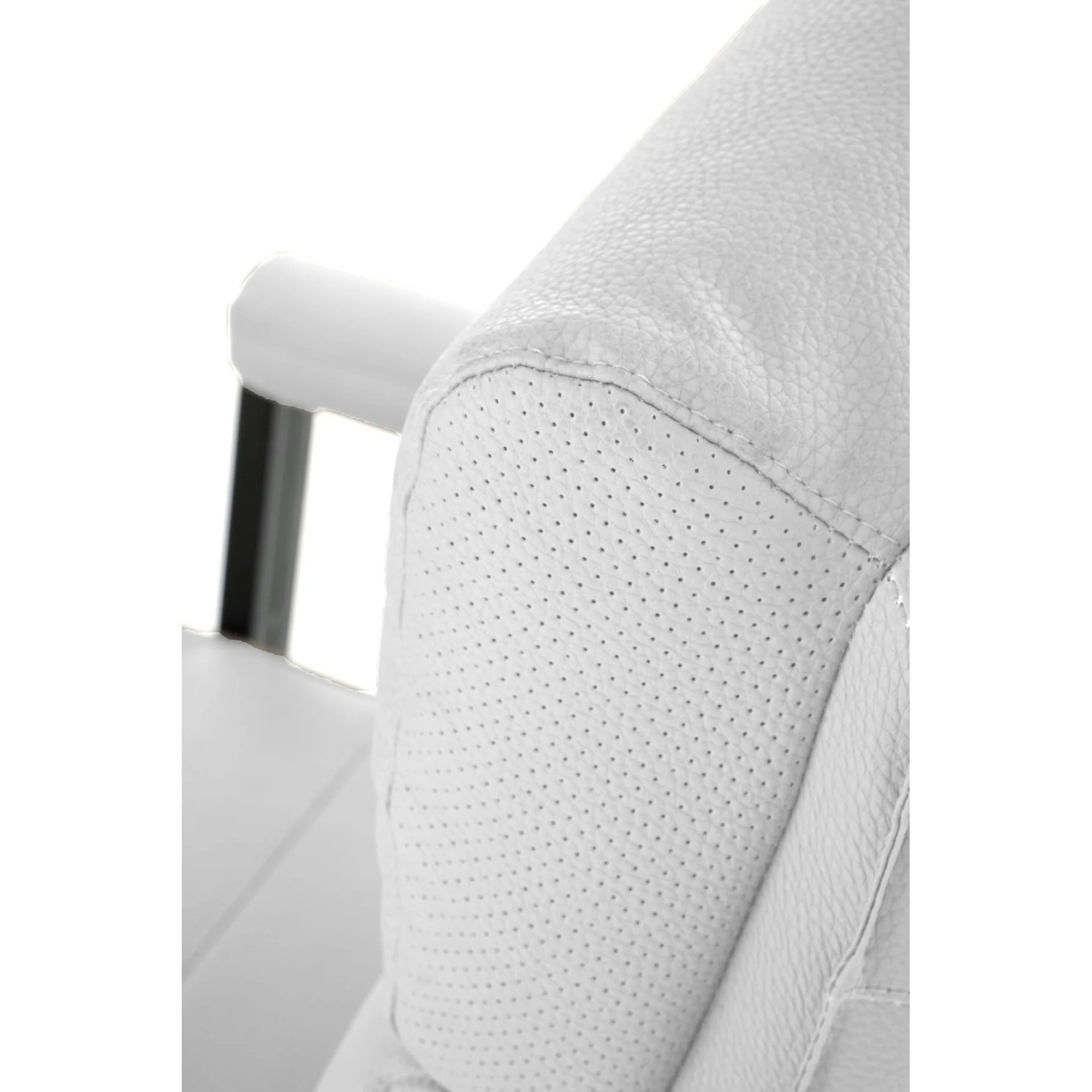 Scaun birou ADRIANO 2, gri deschis/negru, piele ecologica, 65x70x104/110 cm