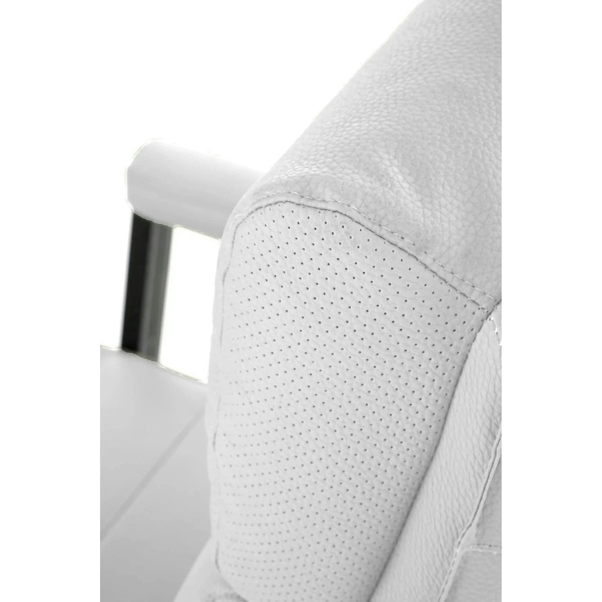 Scaun birou ADRIANO 2, gri deschis/negru, piele ecologica, 65x70x104/110 cm