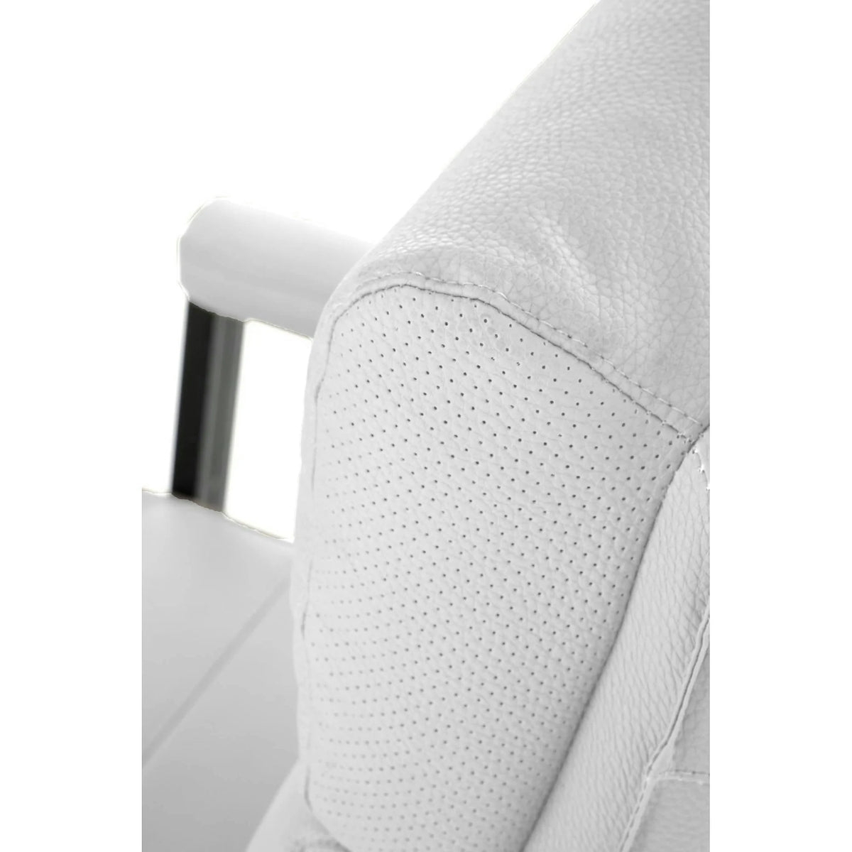 Scaun birou ADRIANO 2, gri deschis/negru, piele ecologica, 65x70x104/110 cm