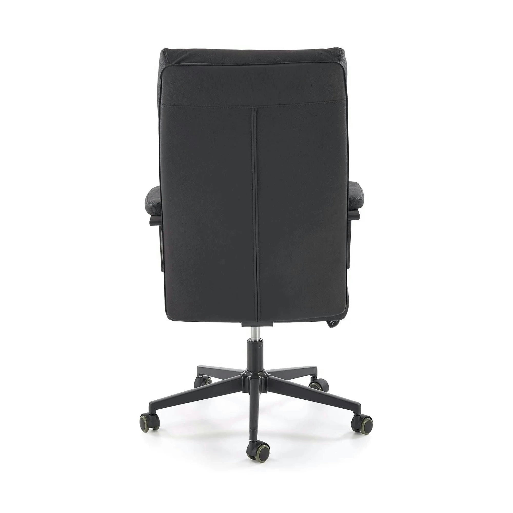 Scaun birou ADRIANO 2, negru, piele ecologica, 65x70x104-110 cm