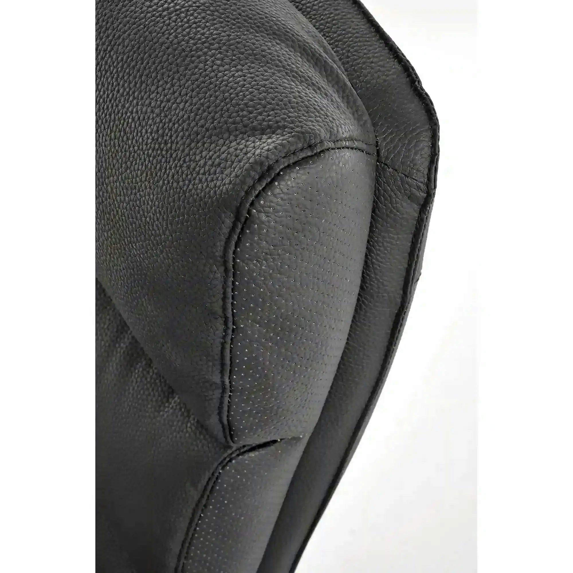 Scaun birou ADRIANO 2, negru, piele ecologica, 65x70x104-110 cm