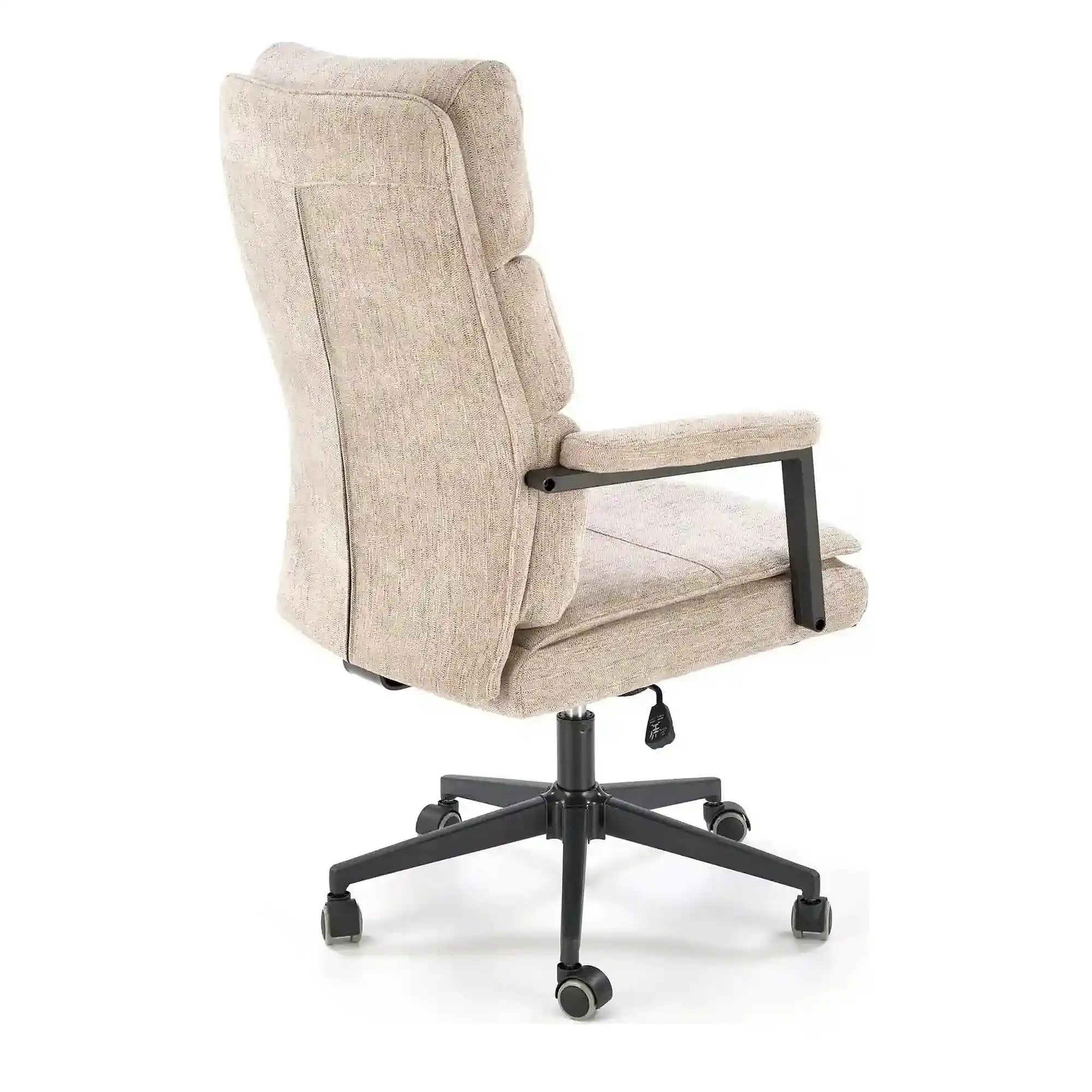 Scaun birou ADRIANO, bej, stofa clasica - Odin 28, 65x70x104/110 cm