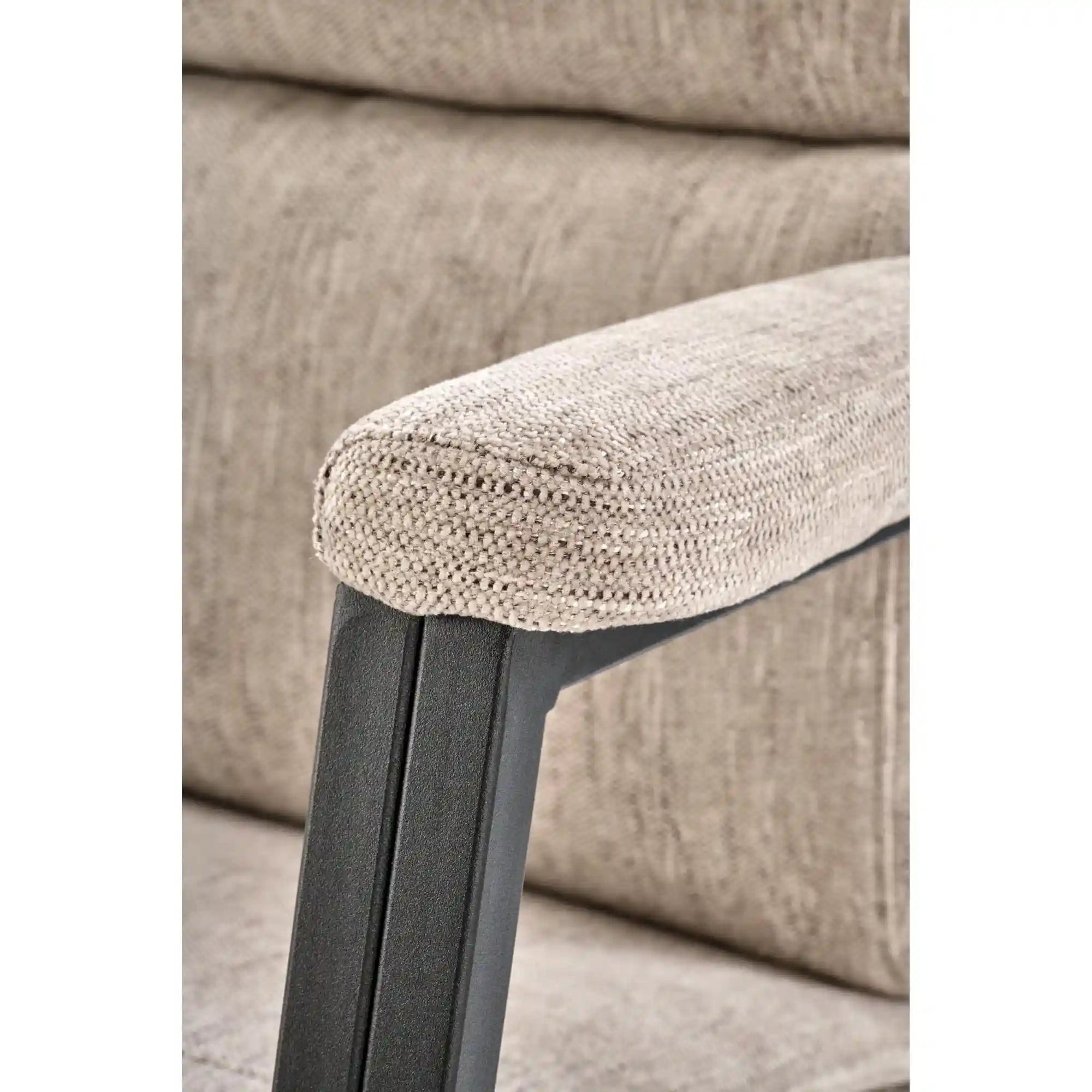 Scaun birou ADRIANO, bej, stofa clasica - Odin 28, 65x70x104/110 cm