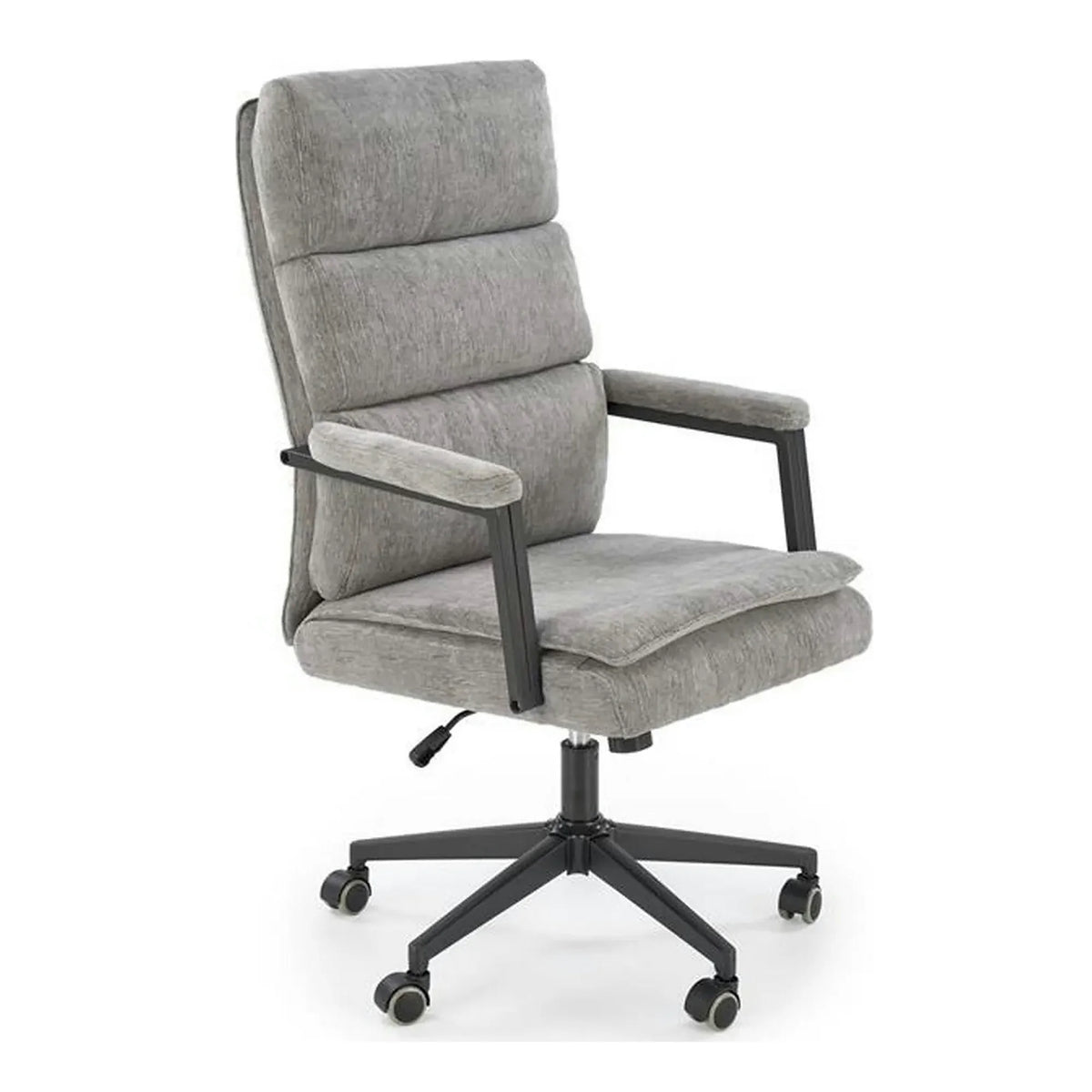 Scaun birou ADRIANO, gri - Odin 11, stofa clasica/metal, 65x70x104/110 cm