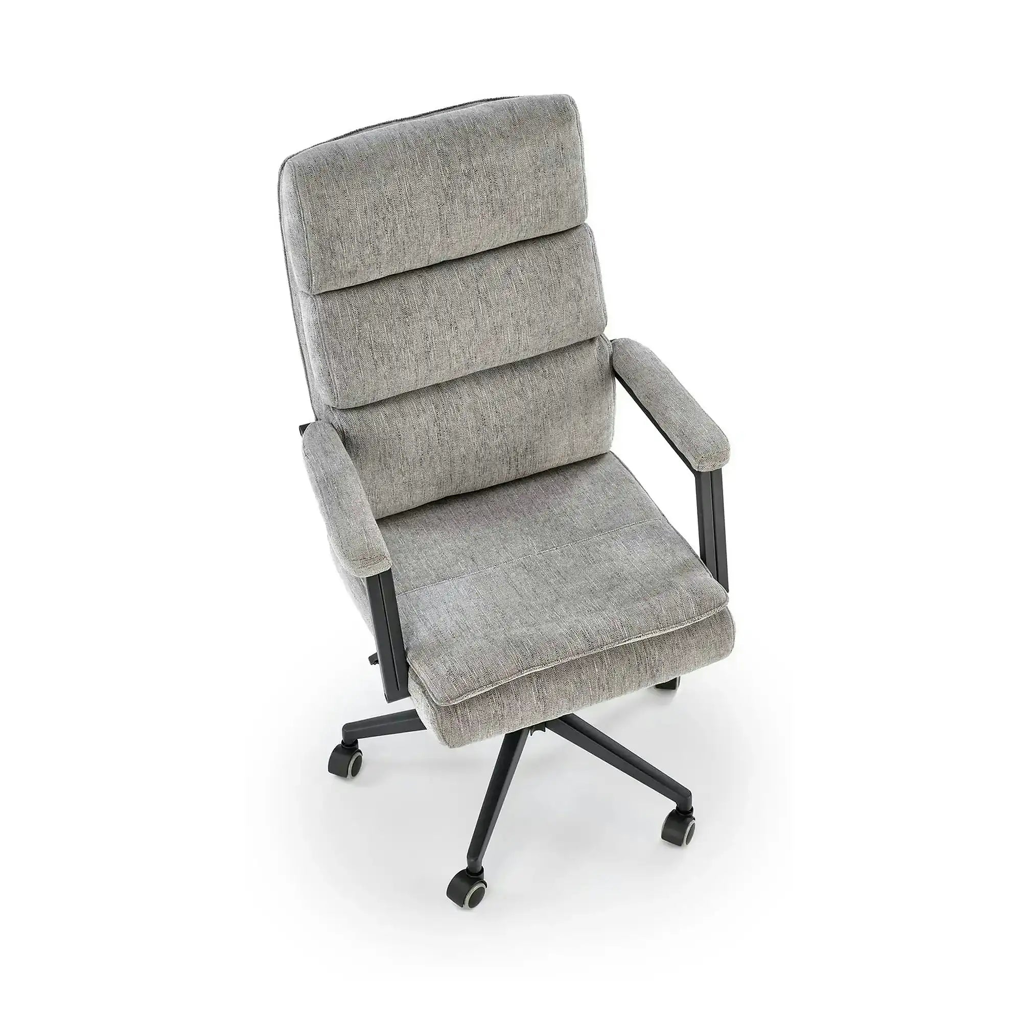 Scaun birou ADRIANO, gri - Odin 11, stofa clasica/metal, 65x70x104/110 cm