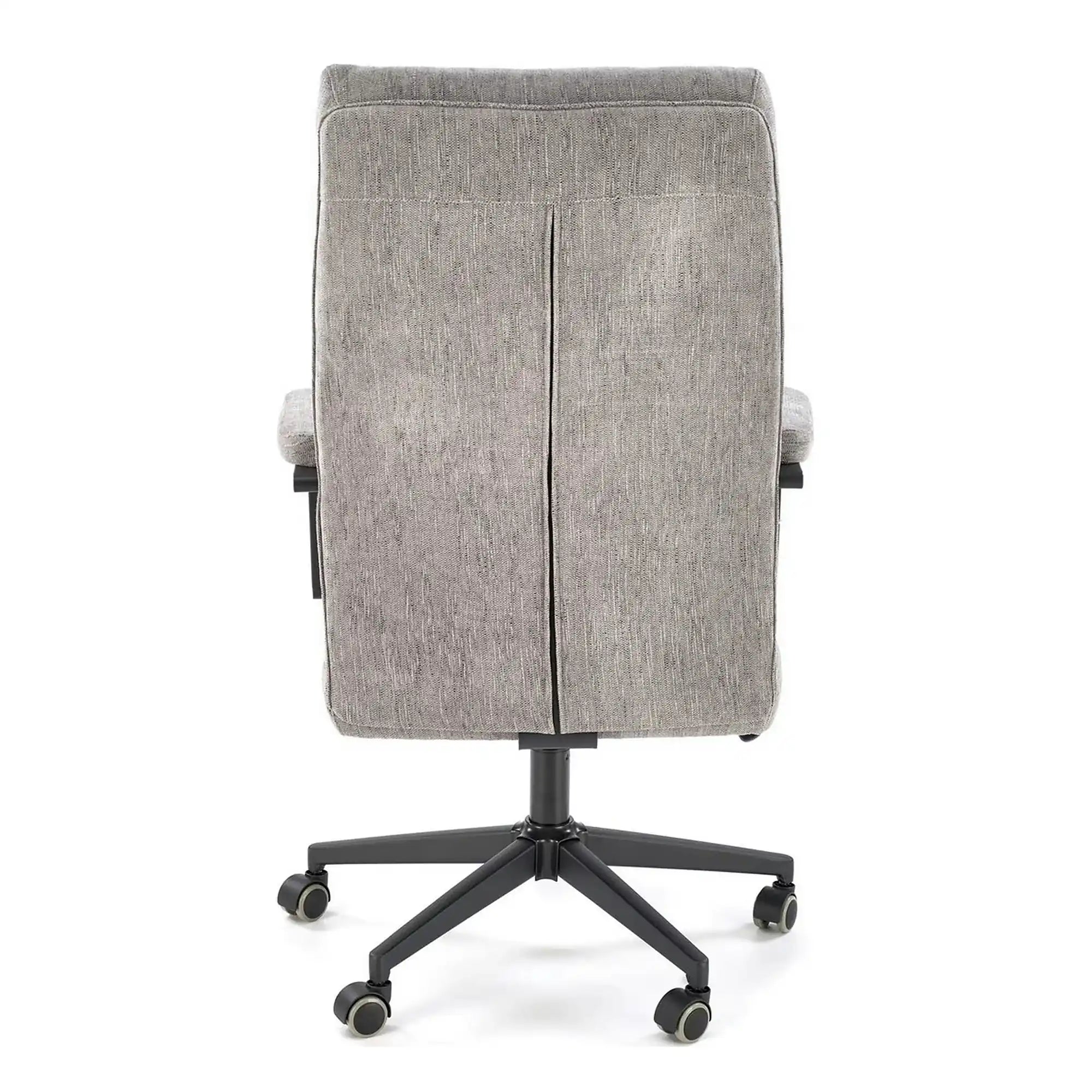 Scaun birou ADRIANO, gri - Odin 11, stofa clasica/metal, 65x70x104/110 cm