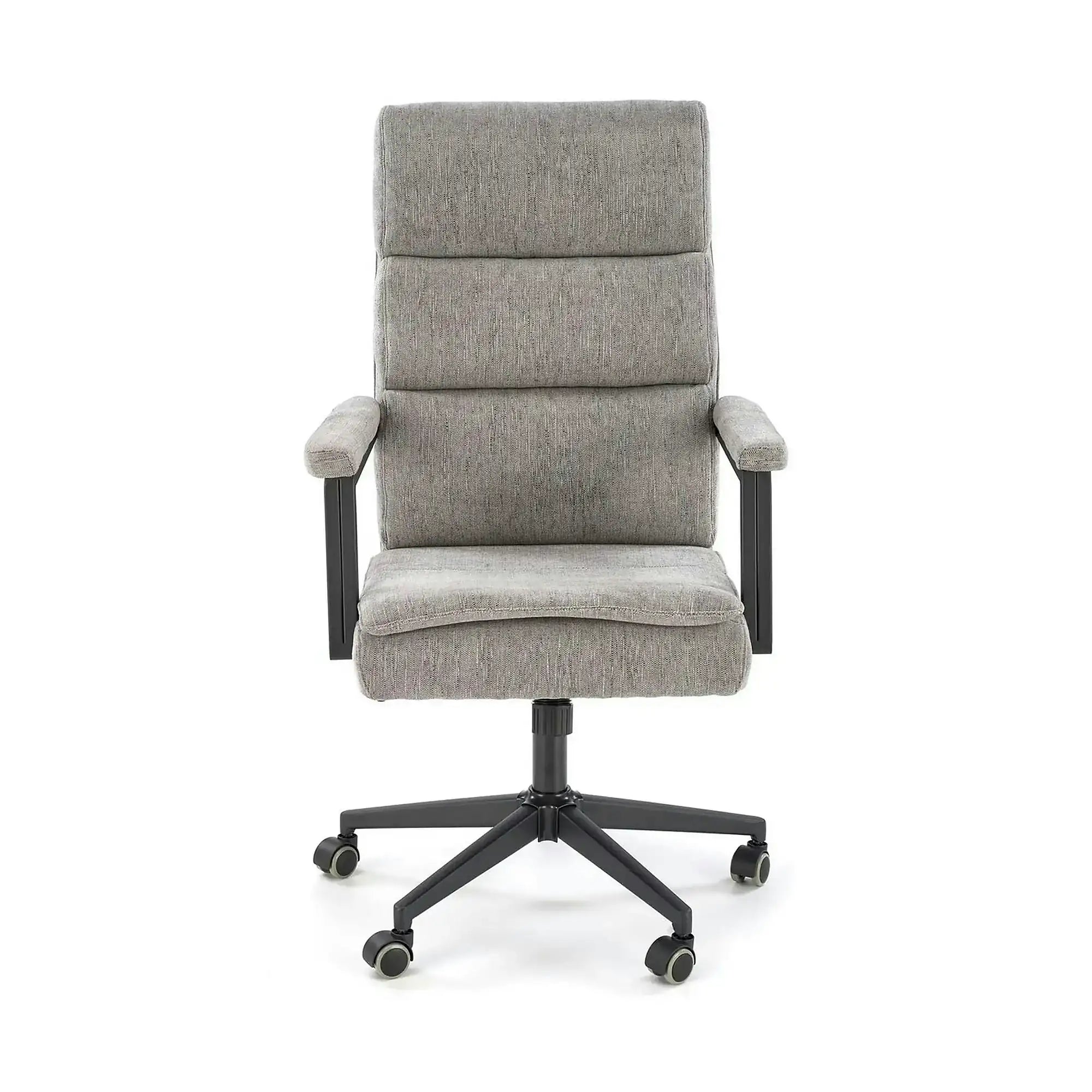 Scaun birou ADRIANO, gri - Odin 11, stofa clasica/metal, 65x70x104/110 cm