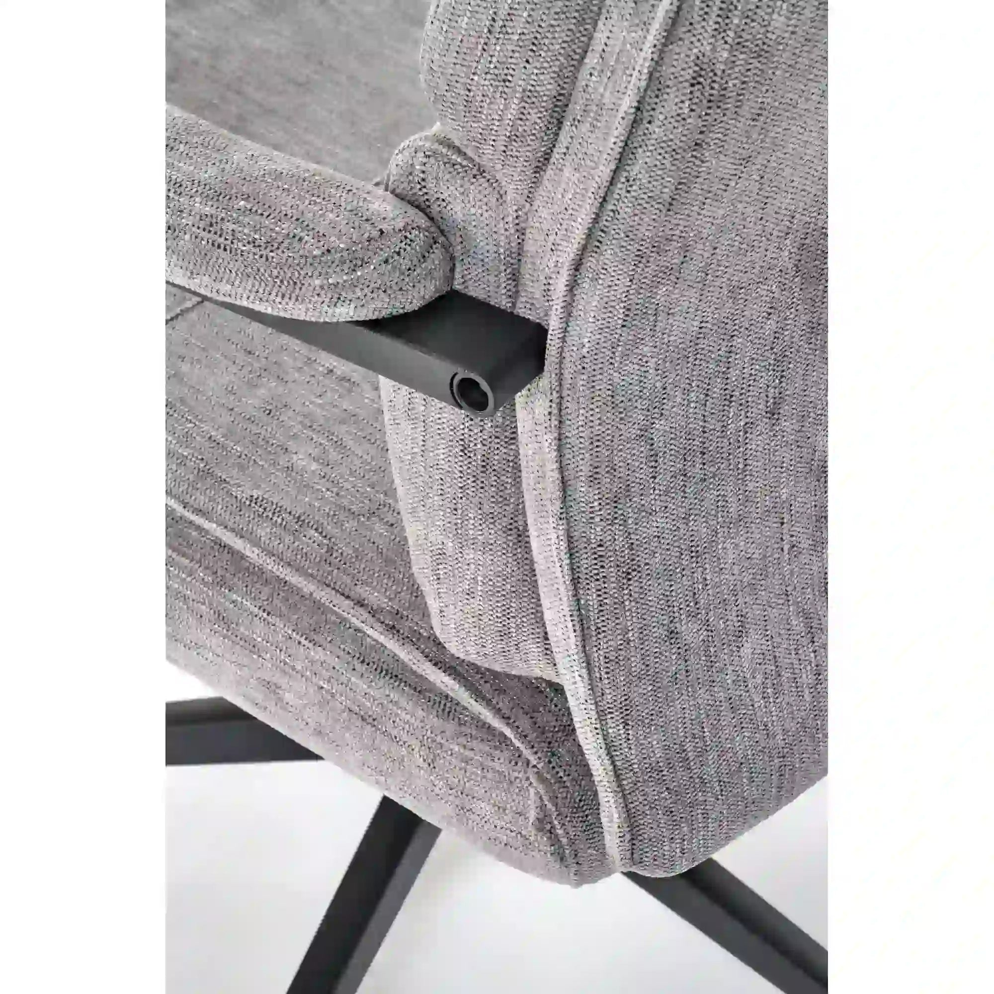 Scaun birou ADRIANO, gri - Odin 11, stofa clasica/metal, 65x70x104/110 cm