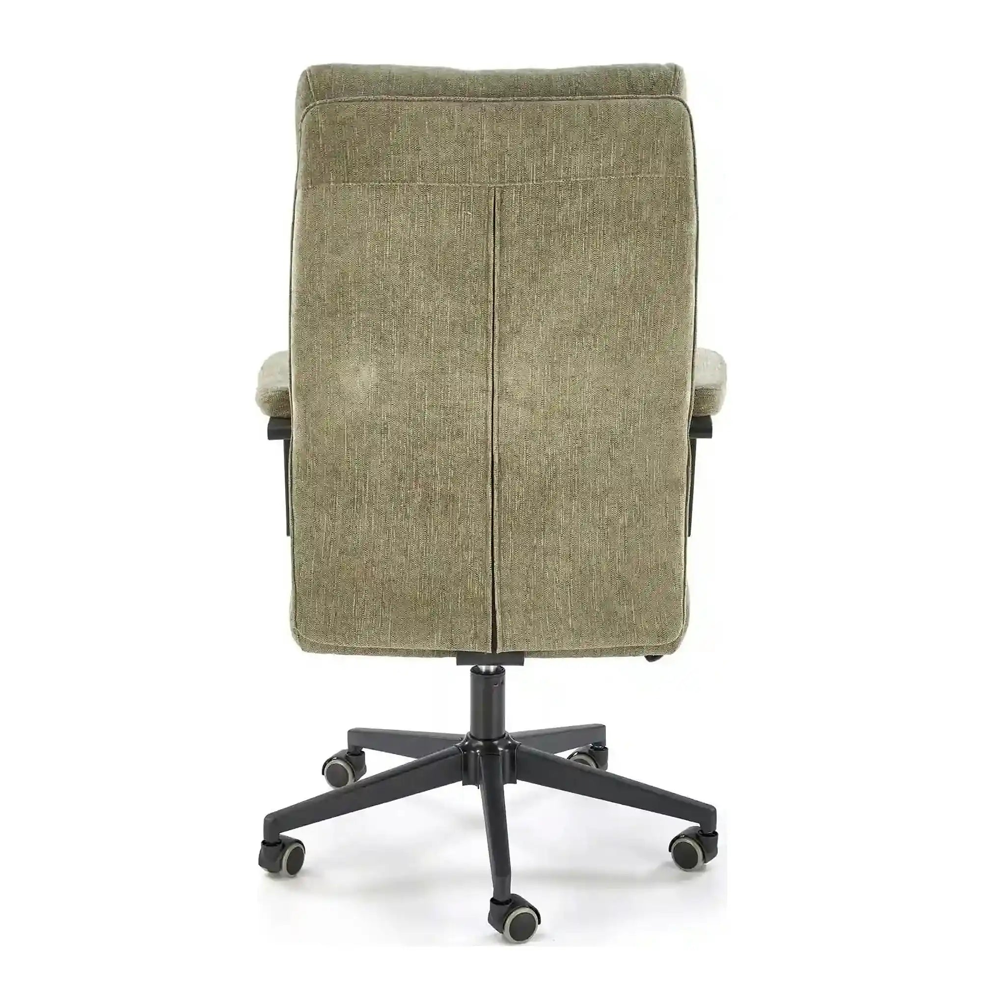 Scaun birou ADRIANO, verde olive, stofa clasica - Odin 77, 65x70x104/110 cm
