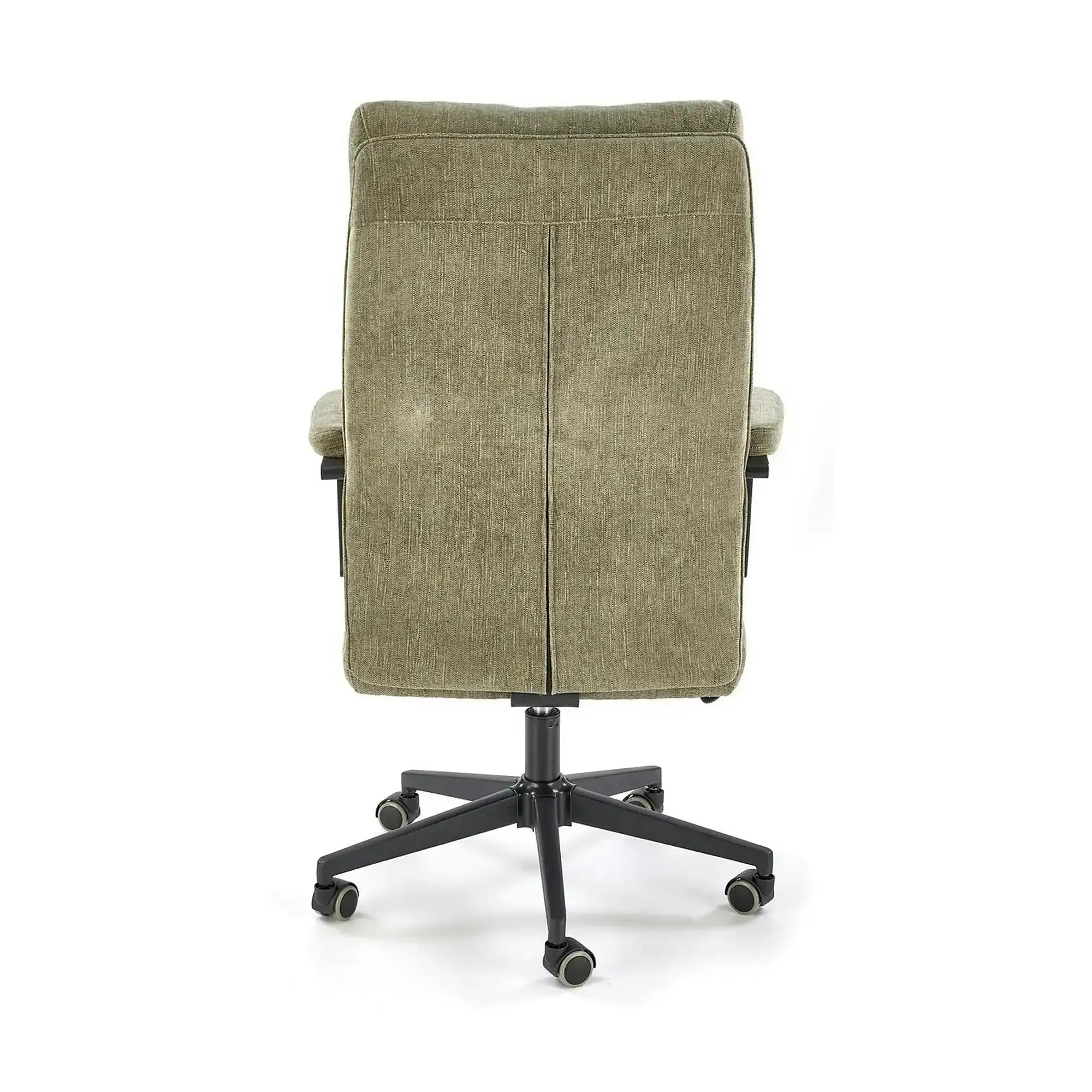 Scaun birou ADRIANO, verde olive, stofa clasica - Odin 77, 65x70x104/110 cm