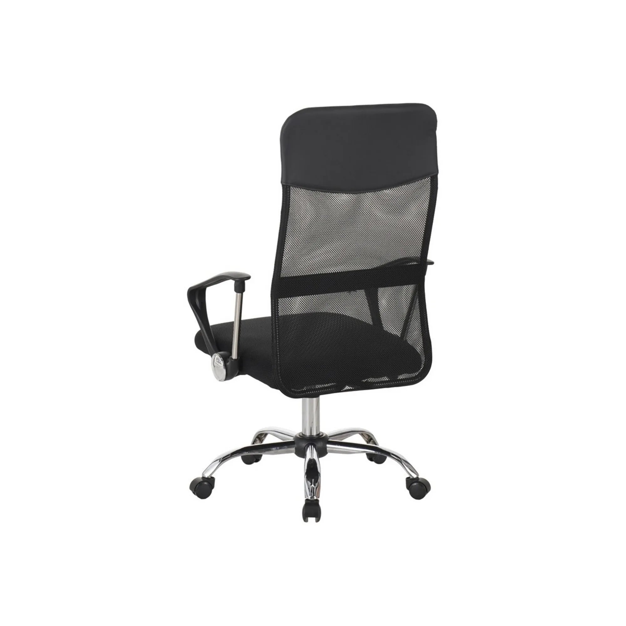 Scaun birou ALEX, negru, stofa/plasa, 60x61x107/117 cm