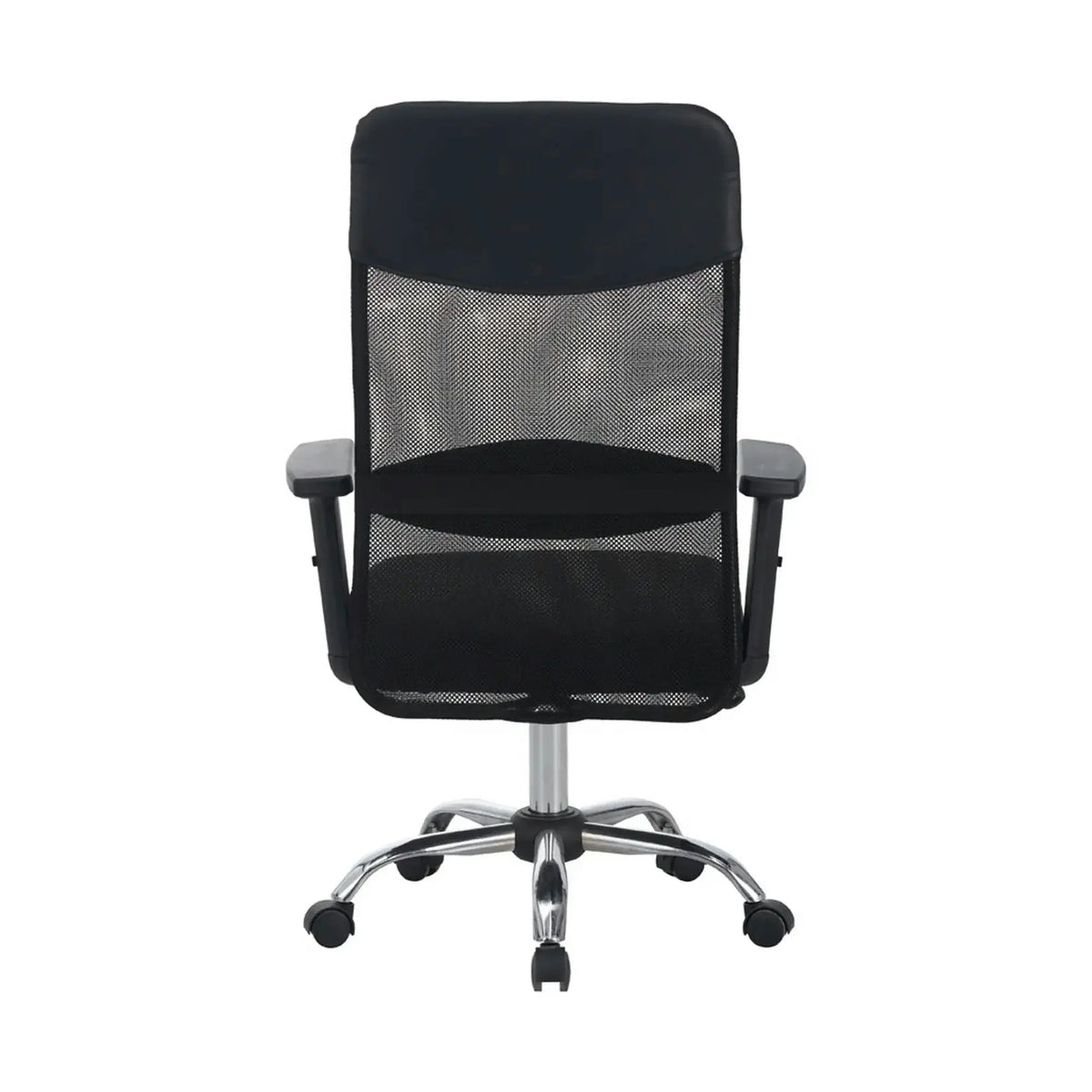 Scaun birou ALEX, negru, stofa/plasa, 68x61x108/118 cm