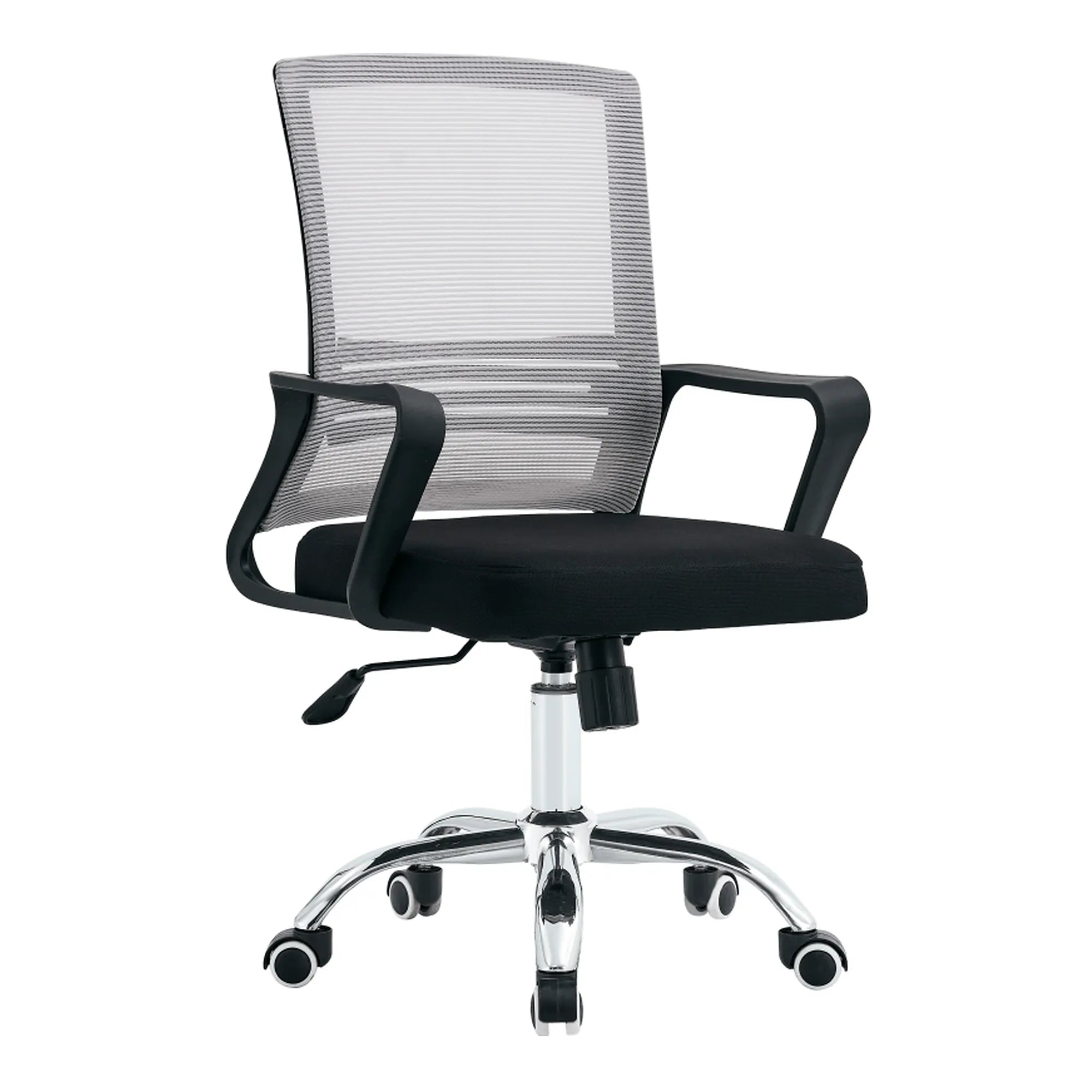 Scaun birou APOLO 2 NEW, gri/negru, plasa/plastic, 47x54x88/98 cm