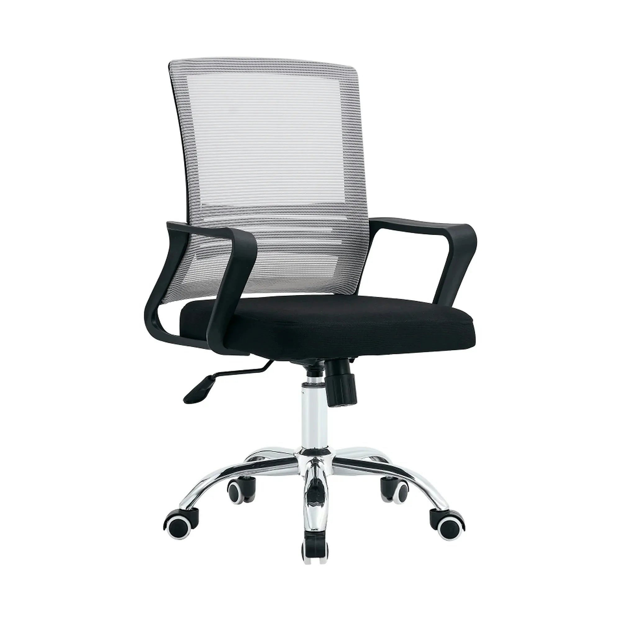 Scaun birou APOLO 2 NEW, gri/negru, plasa/plastic, 47x54x88/98 cm