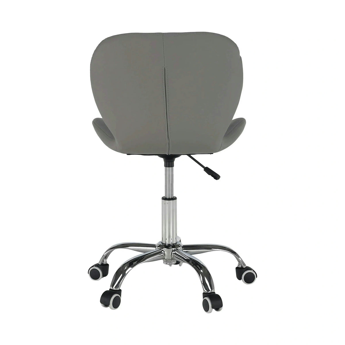 Scaun birou ARGUS NEW, gri/crom, piele ecologica/metal, 47x56x73/84 cm