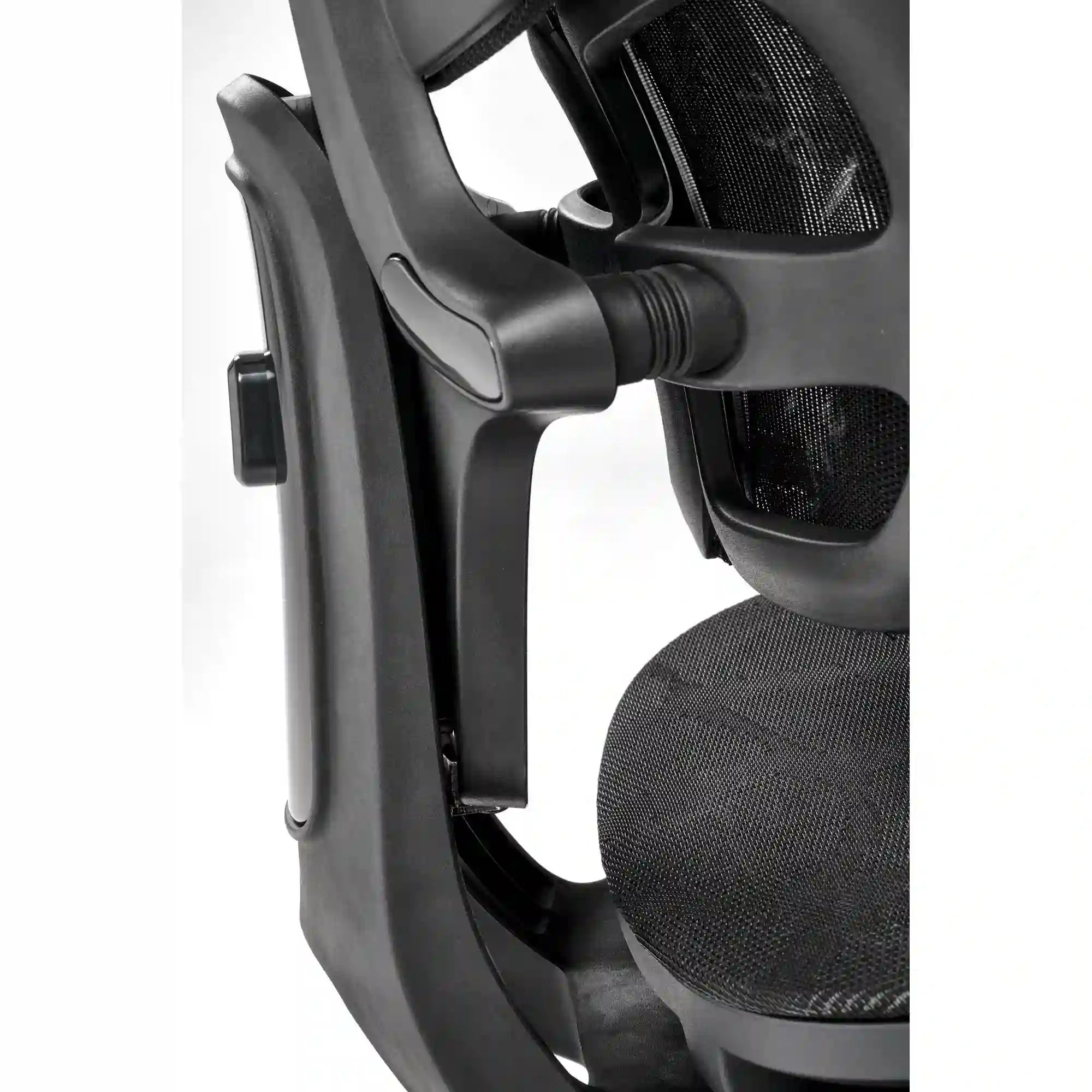 Scaun birou ASTRAL, negru, stofa clasica/plasa, 66x71x123-130 cm