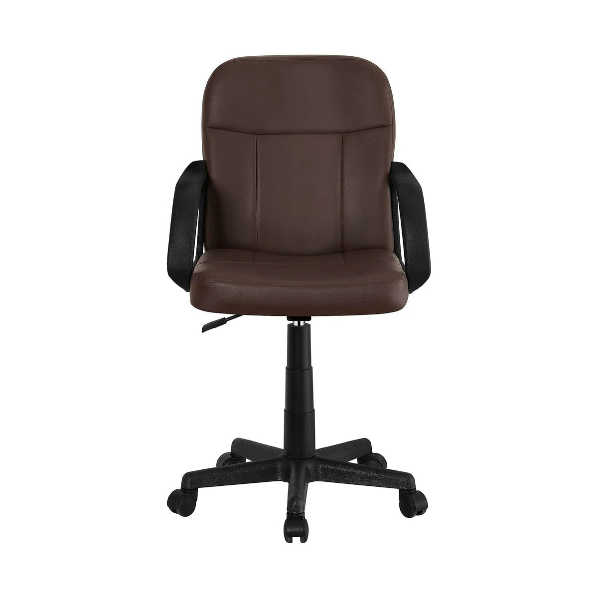 Scaun birou AYLA NEW, maro, piele ecologica/plastic, 55x59.5x89/101 cm