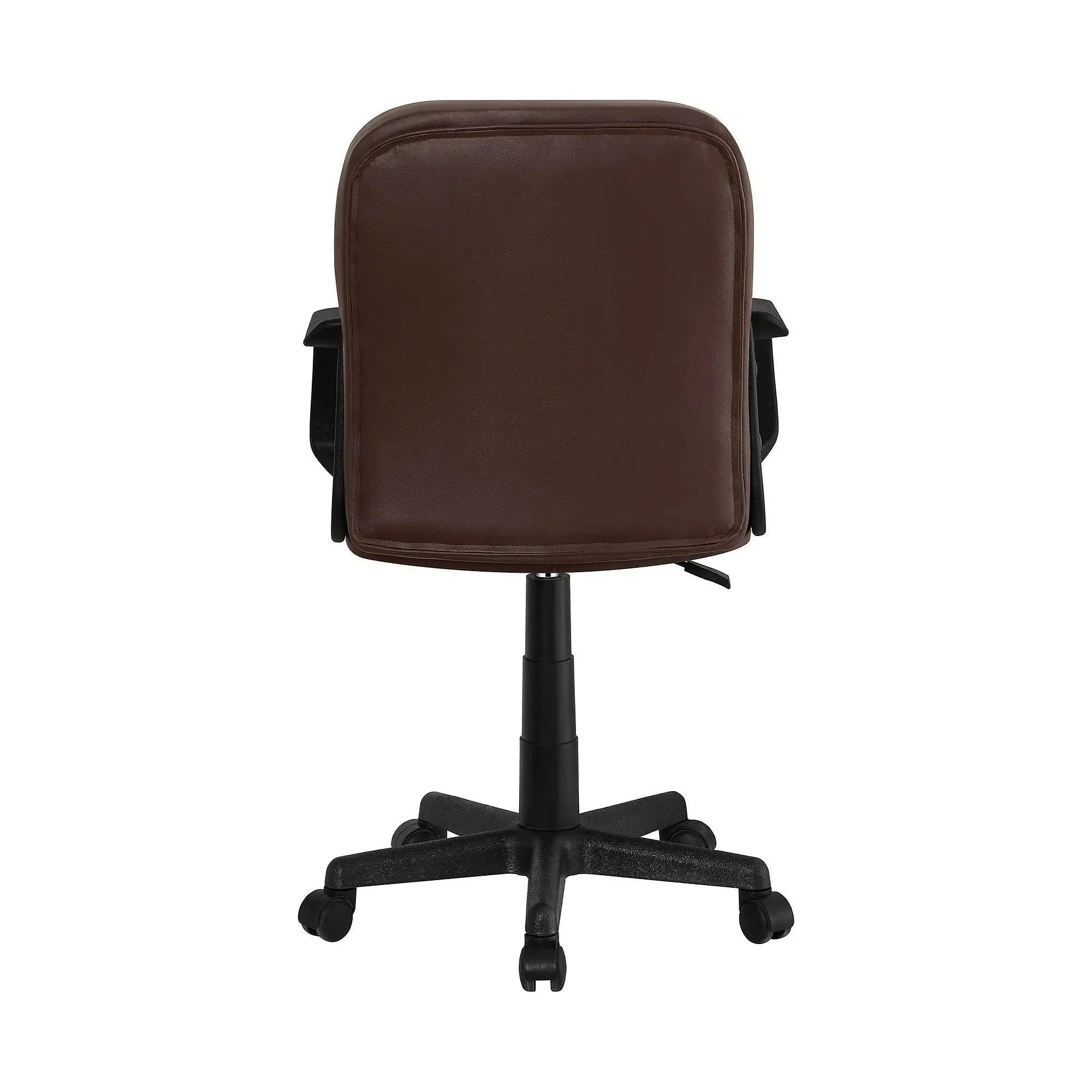 Scaun birou AYLA NEW, maro, piele ecologica/plastic, 55x59.5x89/101 cm
