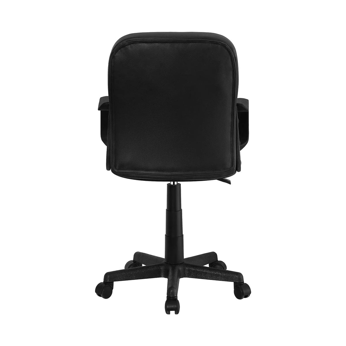 Scaun birou AYLA NEW, negru, piele ecologica/plastic, 55x59.5x89/101 cm