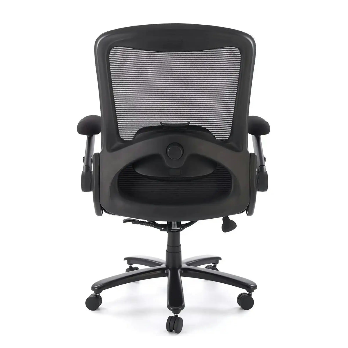 Scaun birou CYBORG, negru, stofa clasica/metal, 80x74x111/117 cm