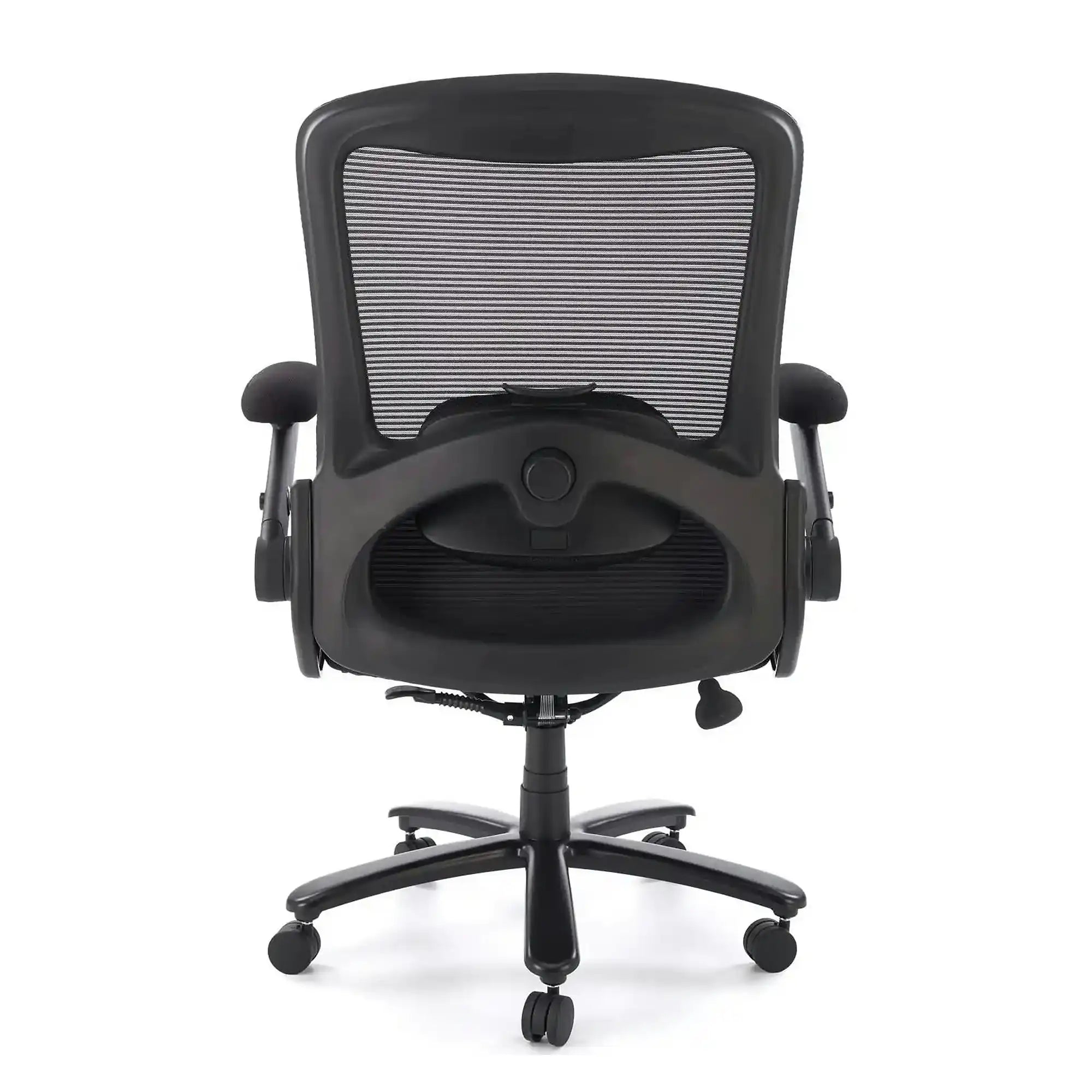 Scaun birou CYBORG, negru, stofa clasica/metal, 80x74x111/117 cm