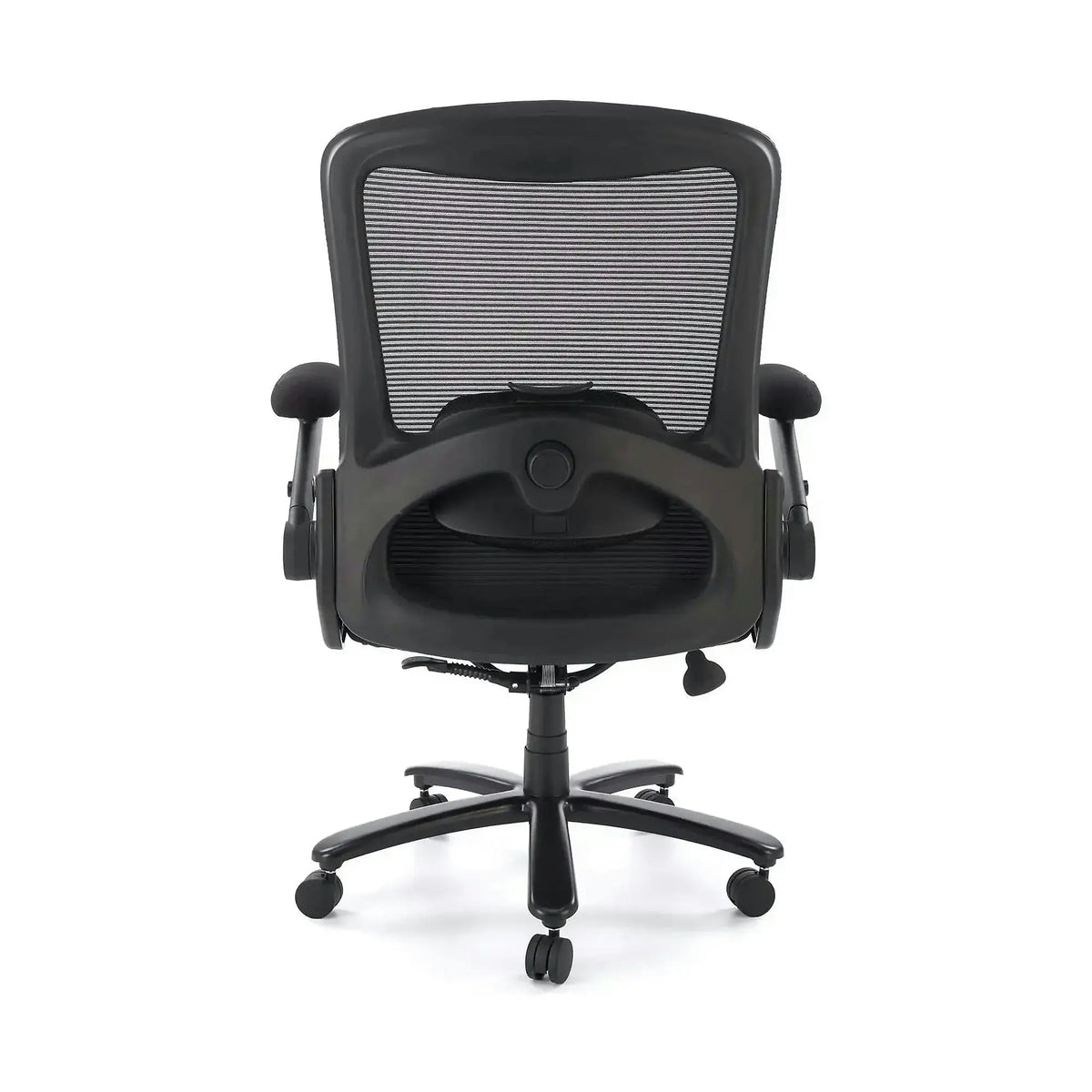 Scaun birou CYBORG, negru, stofa clasica/metal, 80x74x111/117 cm