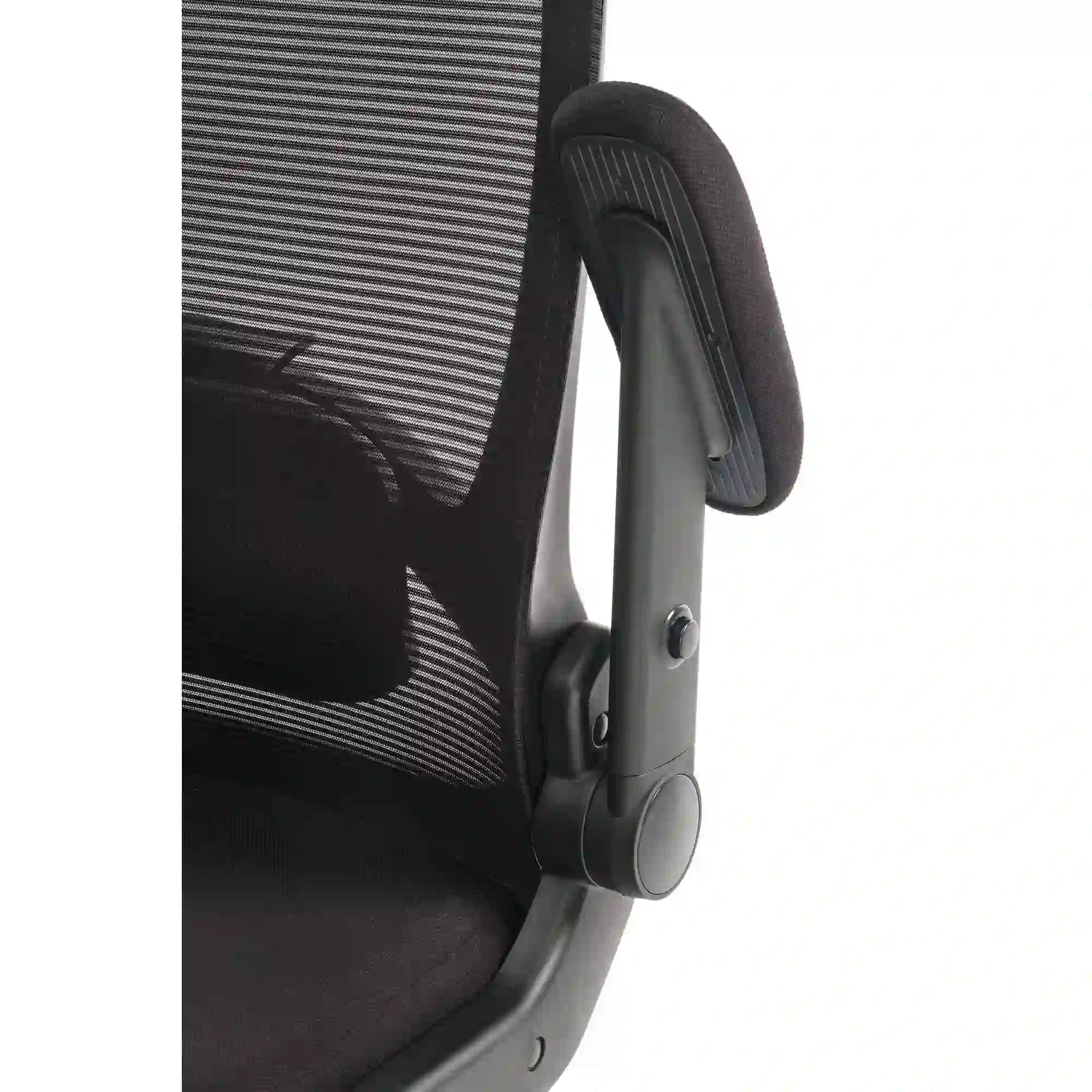 Scaun birou CYBORG, negru, stofa clasica/metal, 80x74x111/117 cm