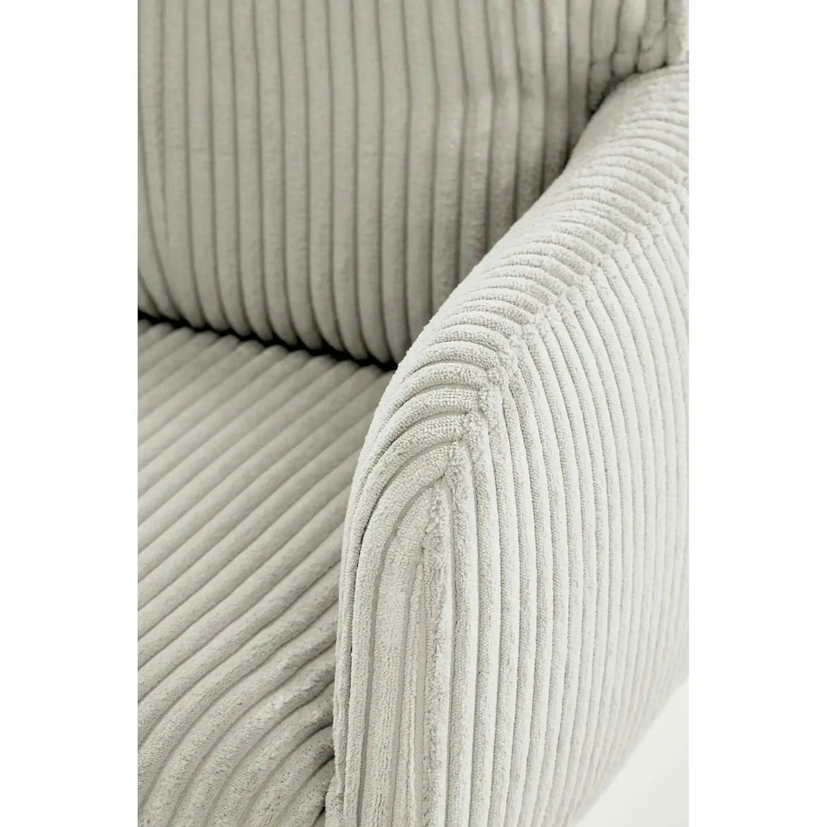 Scaun birou DUMBO, gri deschis/alb, stofa raiata, 52x58x84/94 cm