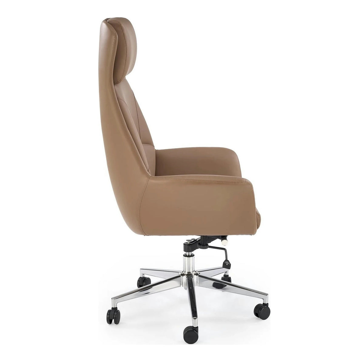 Scaun birou EDERSON, cappuccino, piele ecologica/metal, 76x65x125/131 cm