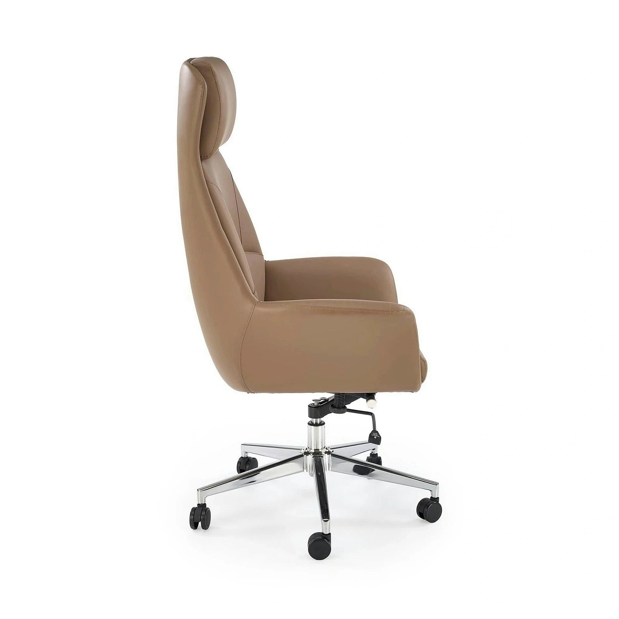 Scaun birou EDERSON, cappuccino, piele ecologica/metal, 76x65x125/131 cm