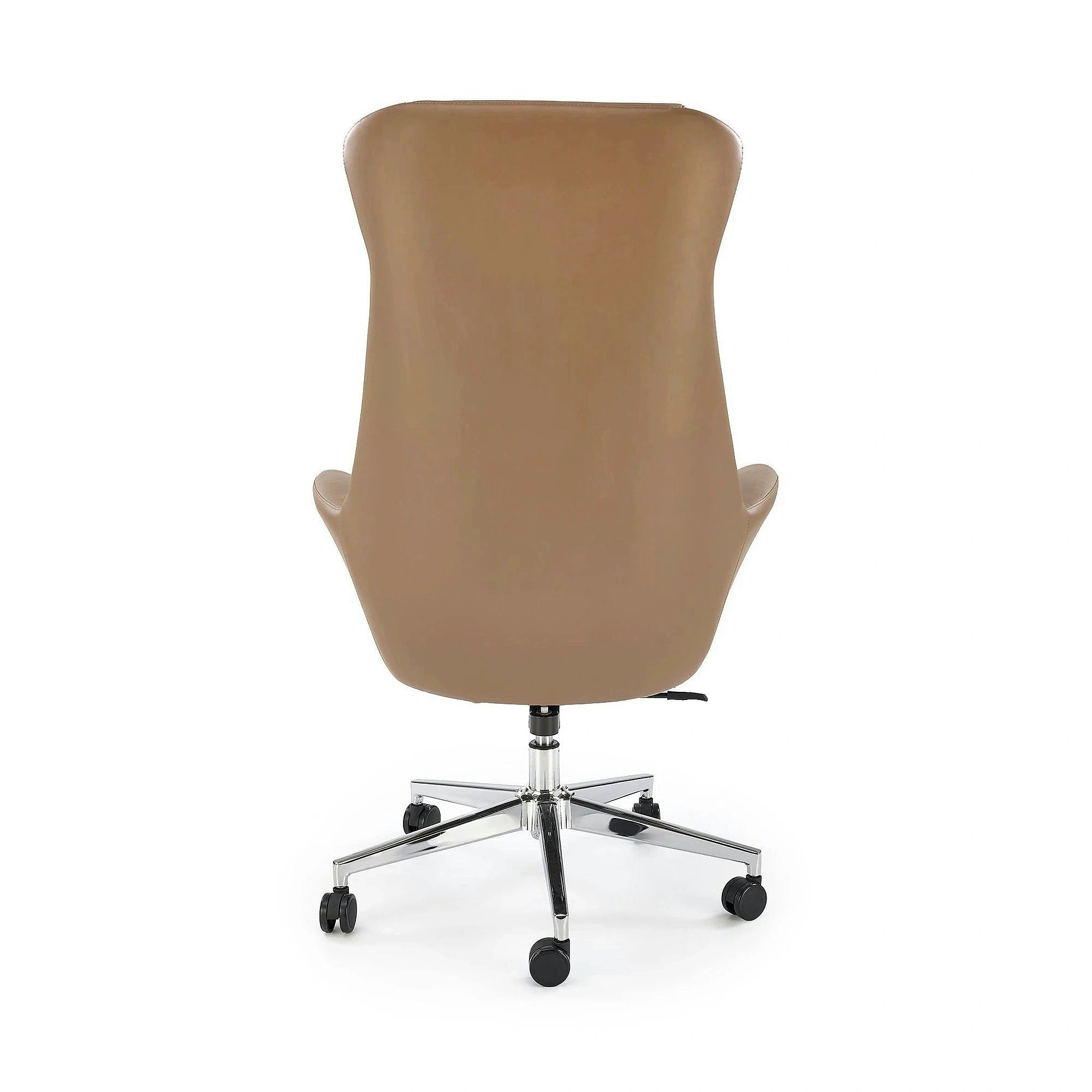 Scaun birou EDERSON, cappuccino, piele ecologica/metal, 76x65x125/131 cm