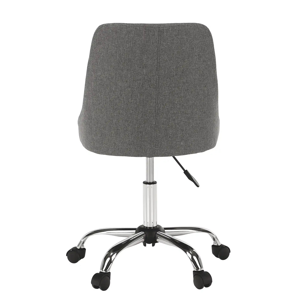 Scaun birou EDIZ, gri/crom, stofa clasica/metal, 48x57x78/88 cm