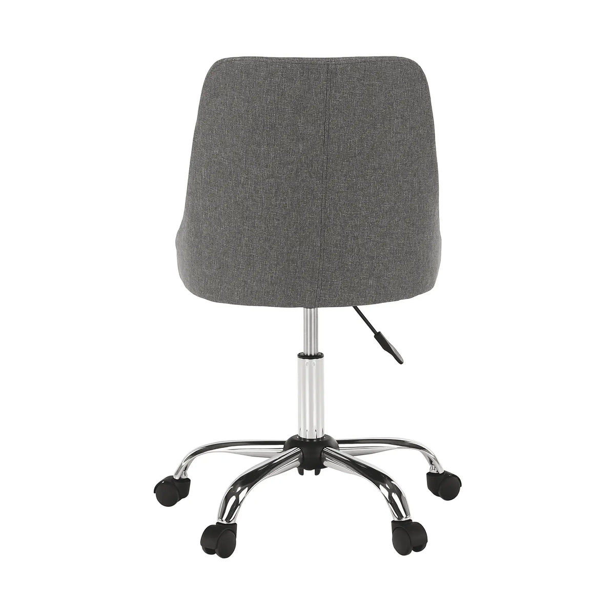 Scaun birou EDIZ, gri/crom, stofa clasica/metal, 48x57x78/88 cm