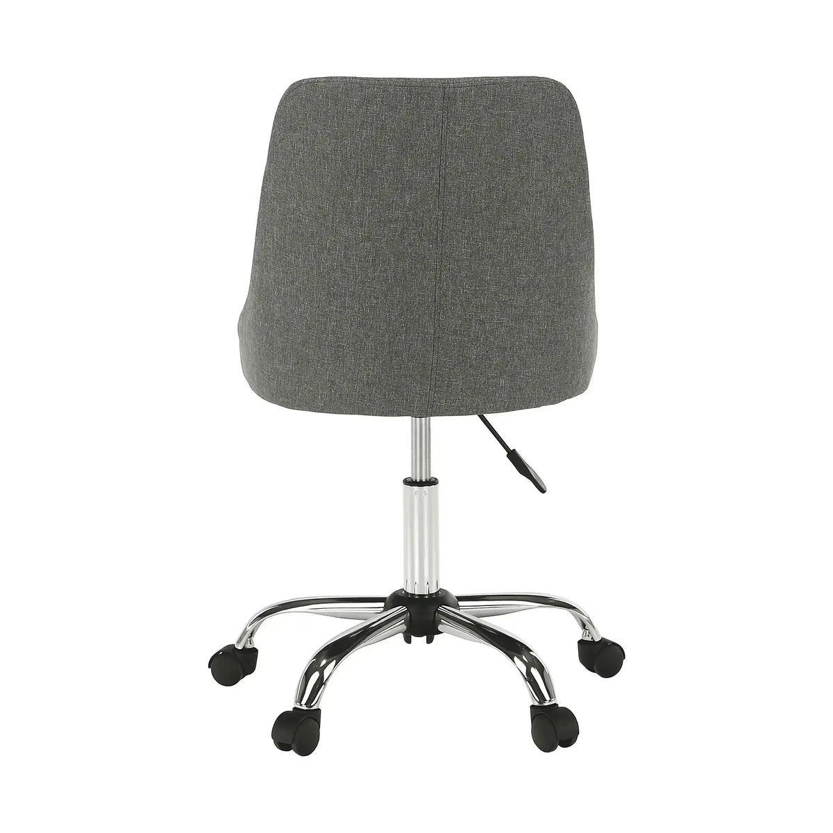 Scaun birou EDIZ, gri/crom, stofa clasica/metal, 48x57x78/88 cm