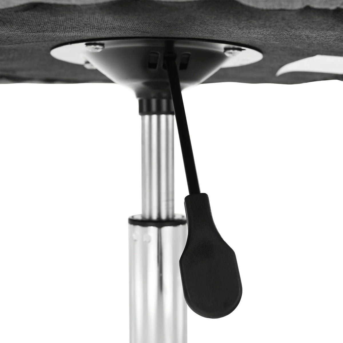 Scaun birou EDIZ, gri/crom, stofa clasica/metal, 48x57x78/88 cm