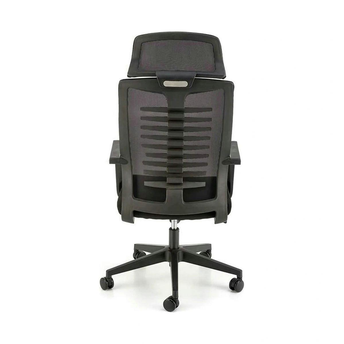 Scaun birou FABIO, negru, stofa clasica, 60x62x118/128 cm