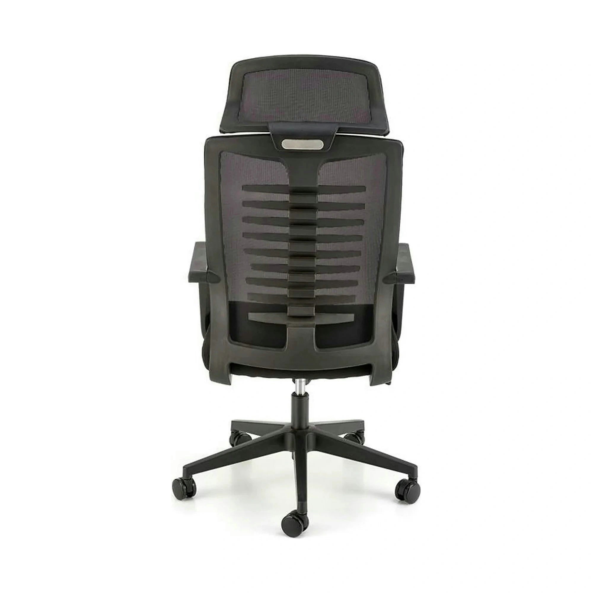 Scaun birou FABIO, negru, stofa clasica, 60x62x118/128 cm